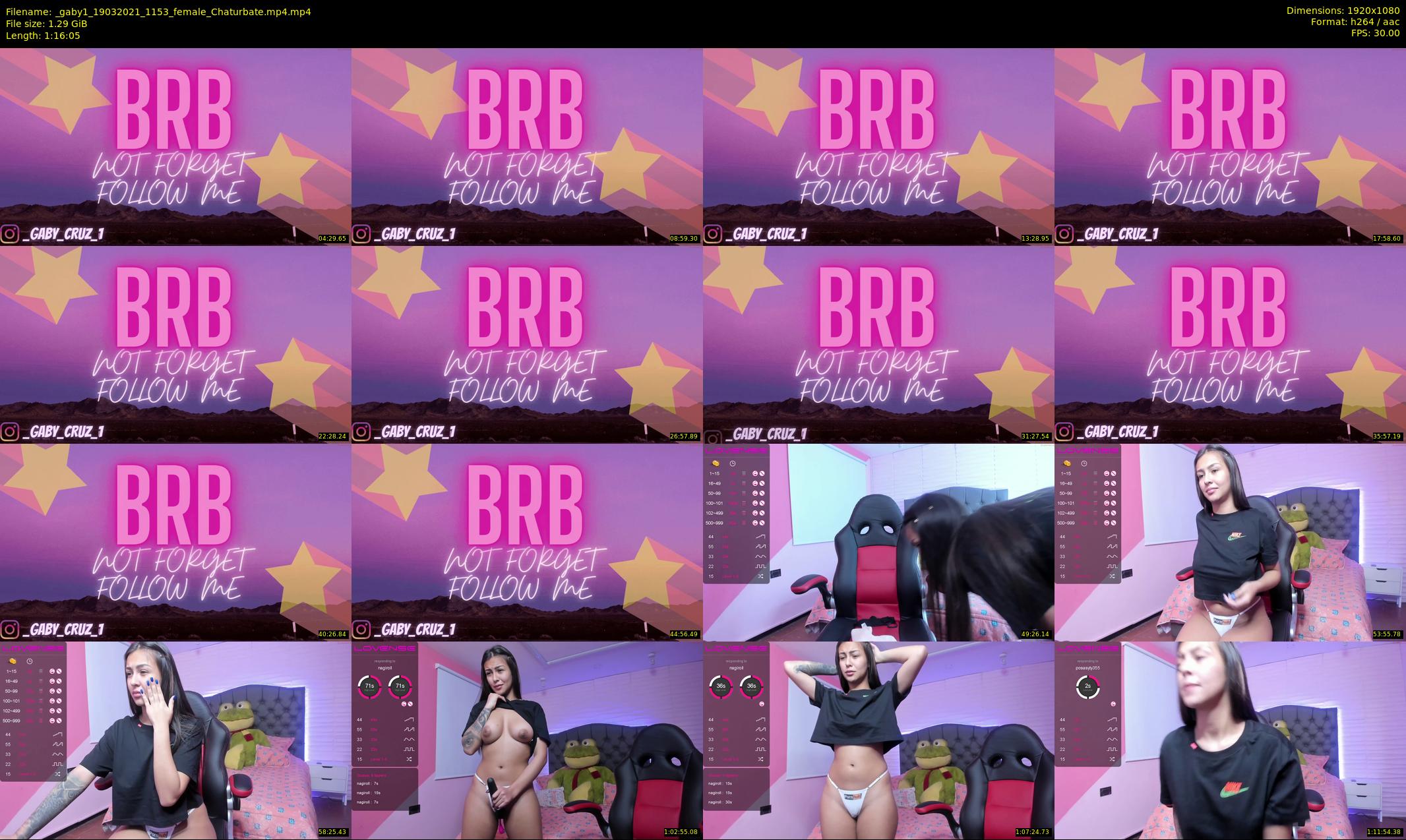 _gaby1 — 77 minute Chaturbate female cam show recording, 1080p, Mar 19, 2021