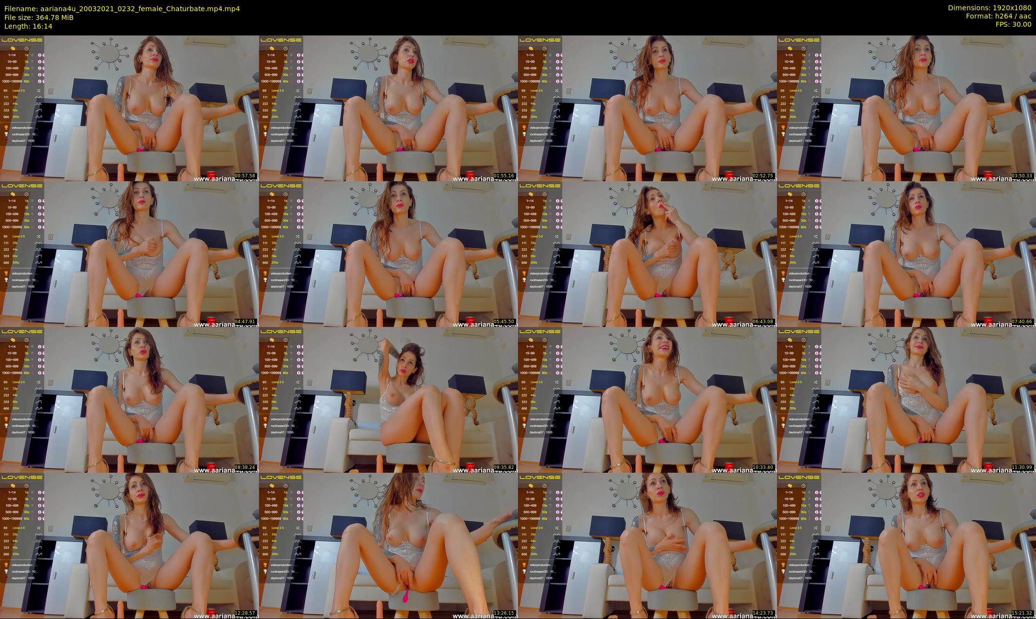 aariana4u — 17 minute Chaturbate female cam show recording, 1080p, Mar 20, 2021