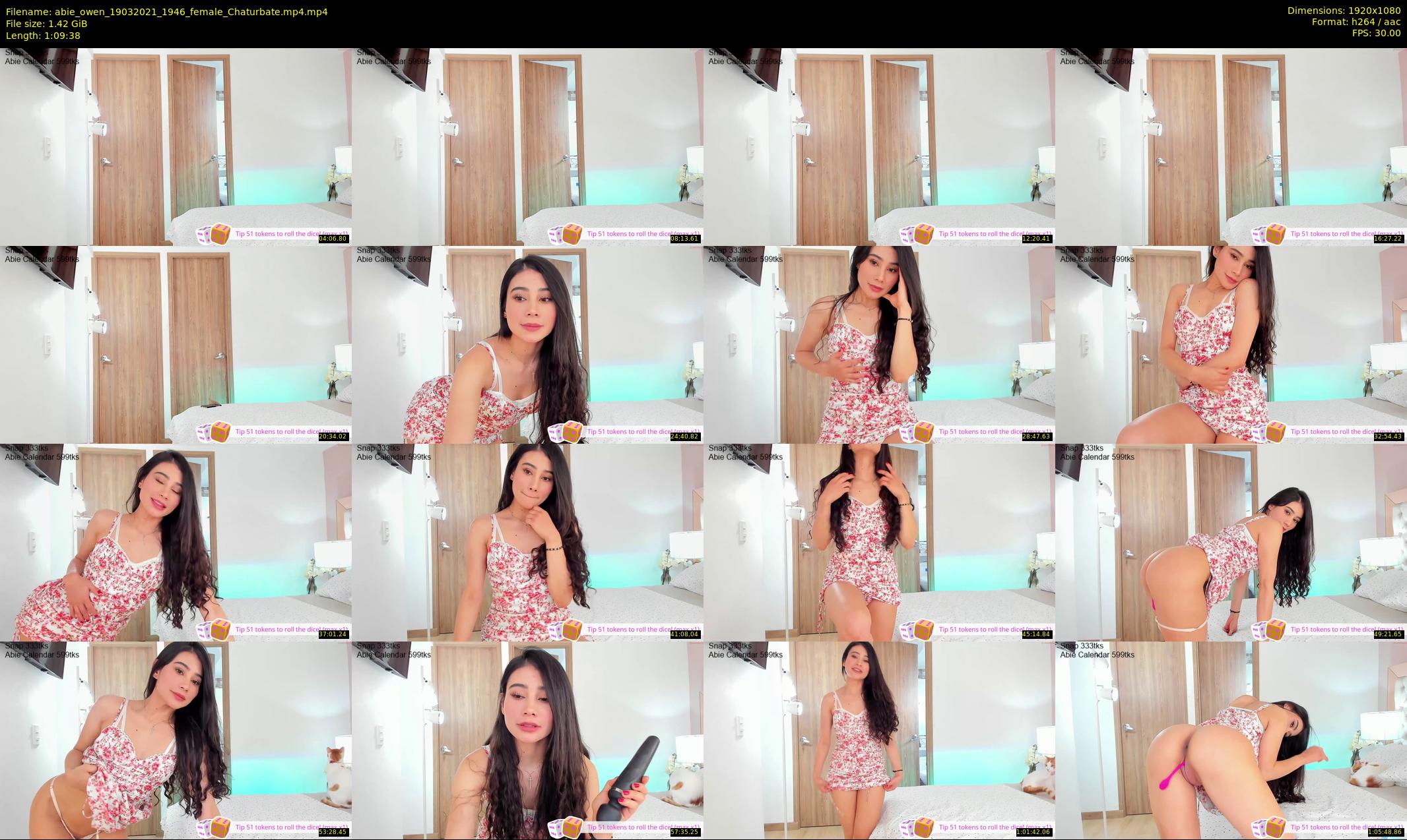 abie_owen — 70 minute Chaturbate female cam show recording, 1080p, Mar 19, 2021