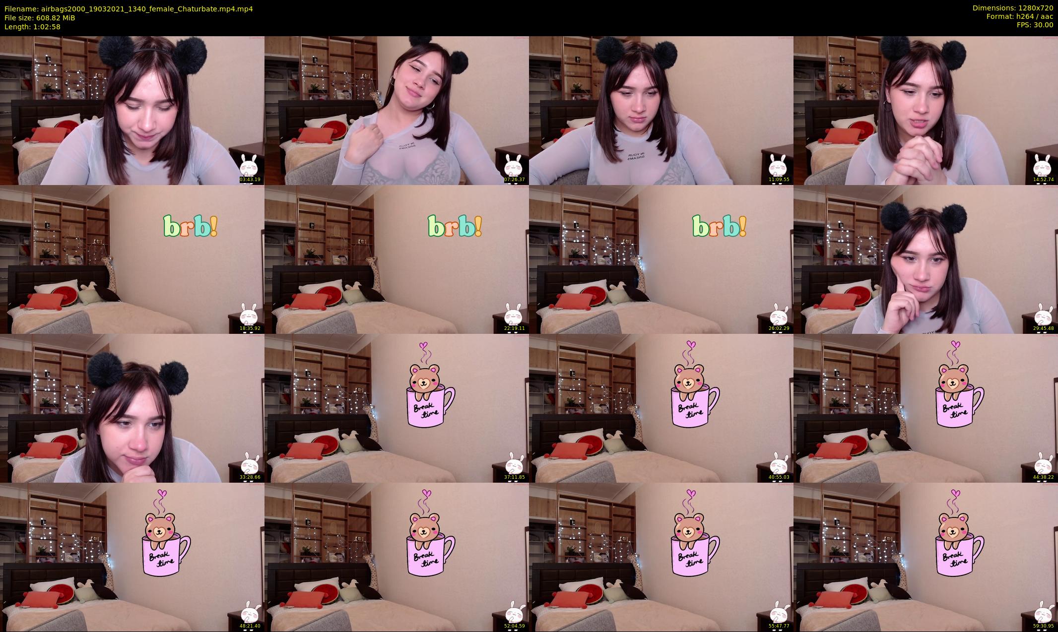 airbags2000 — 63 minute Chaturbate female cam show recording, 720p, Mar 19, 2021
