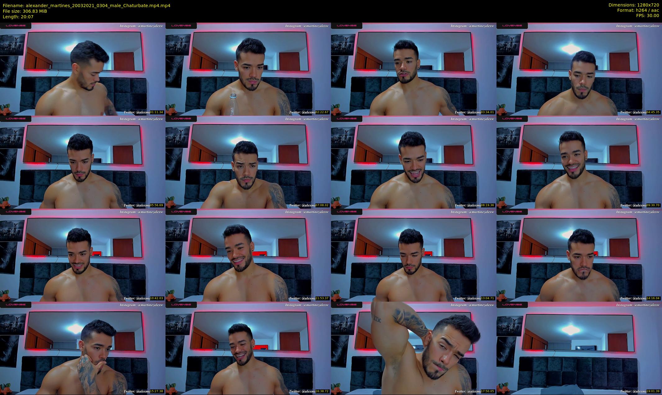 alexander_martines — 21 minute Chaturbate male cam show recording, 720p, Mar 20, 2021