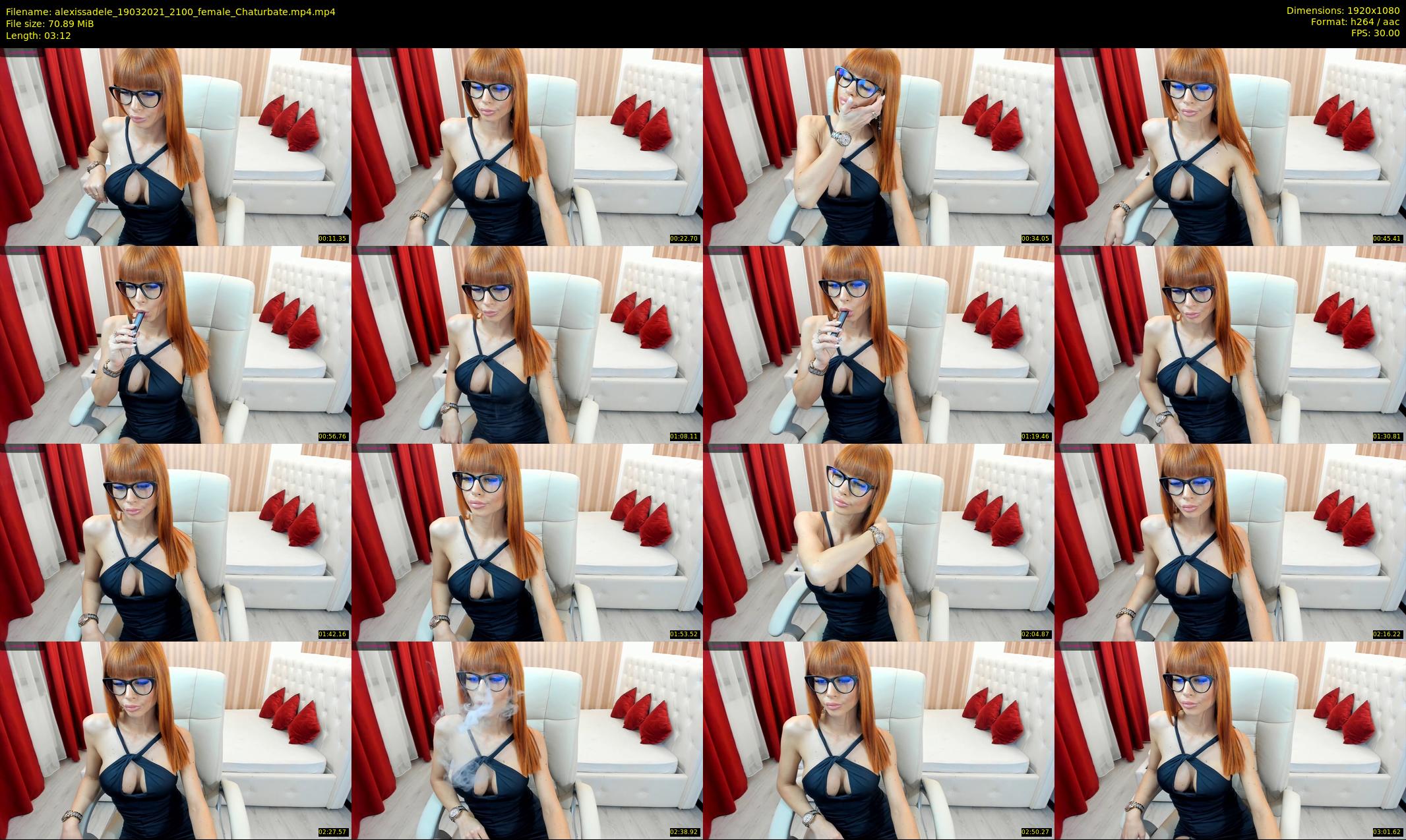 alexissadele — 4 minute Chaturbate female cam show recording, 1080p, Mar 19, 2021