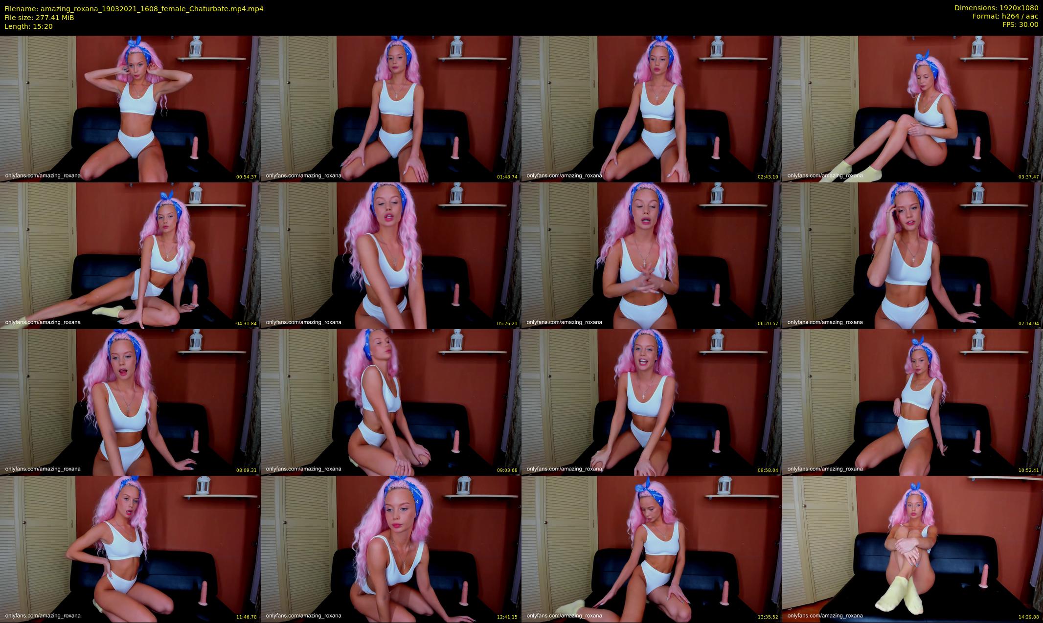 amazing_roxana — 16 minute Chaturbate female cam show recording, 1080p, Mar 19, 2021