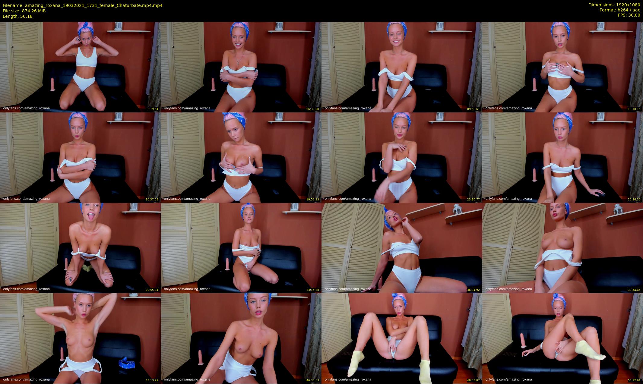 amazing_roxana — 57 minute Chaturbate female cam show recording, 1080p, Mar 19, 2021