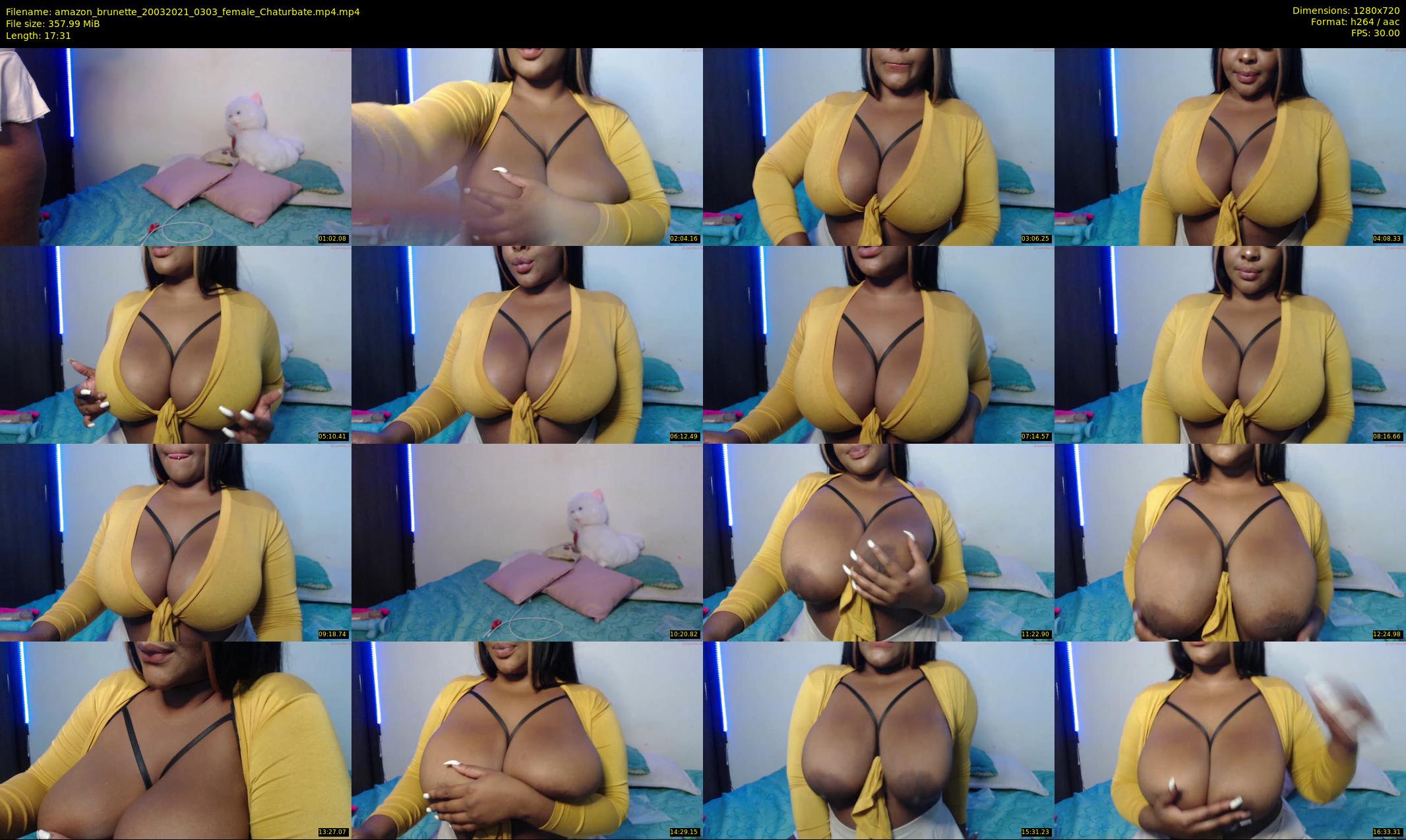 amazon_brunette — 18 minute Chaturbate female cam show recording, 720p, Mar 20, 2021