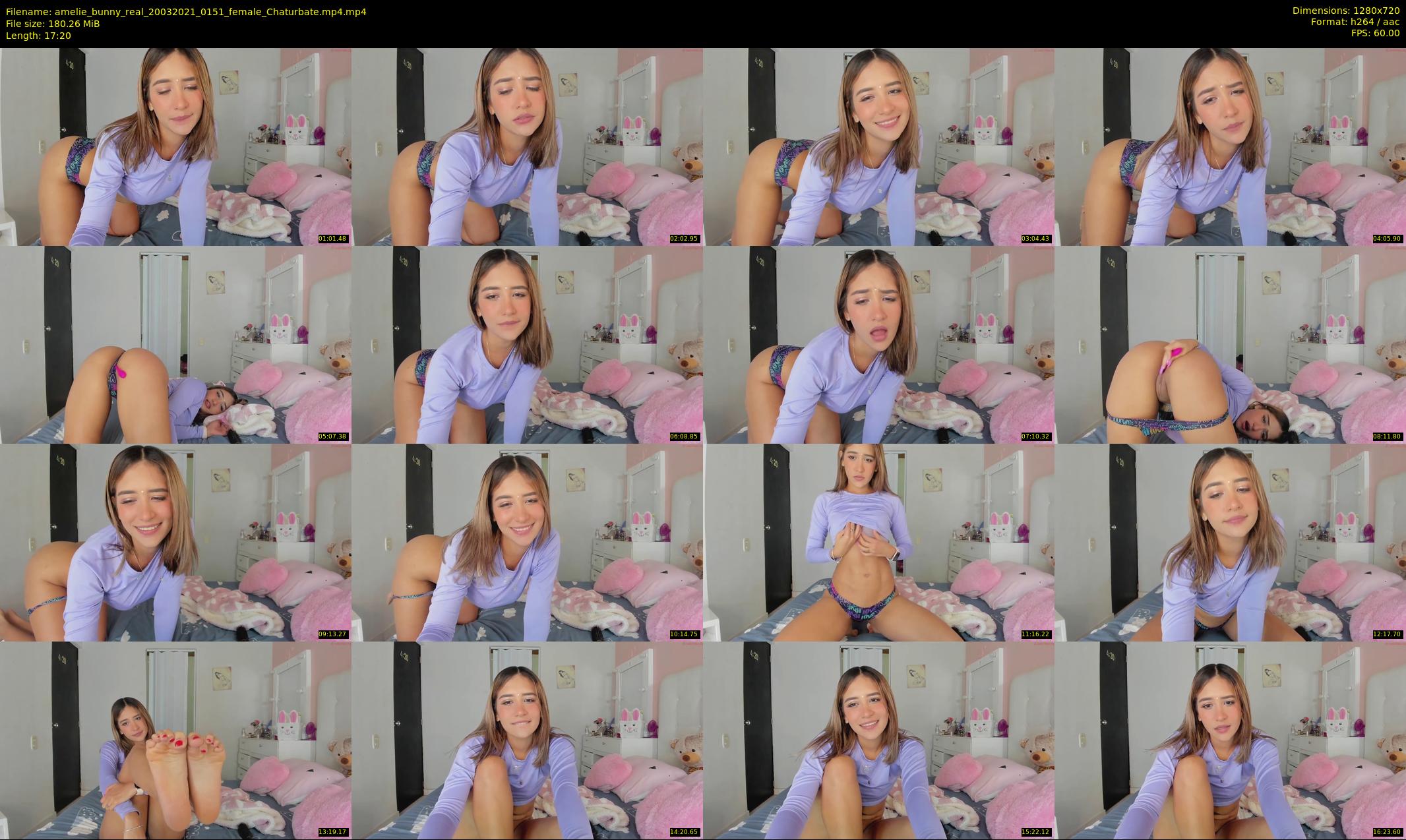 amelie_bunny_real — 18 minute Chaturbate female cam show recording, 720p, Mar 20, 2021