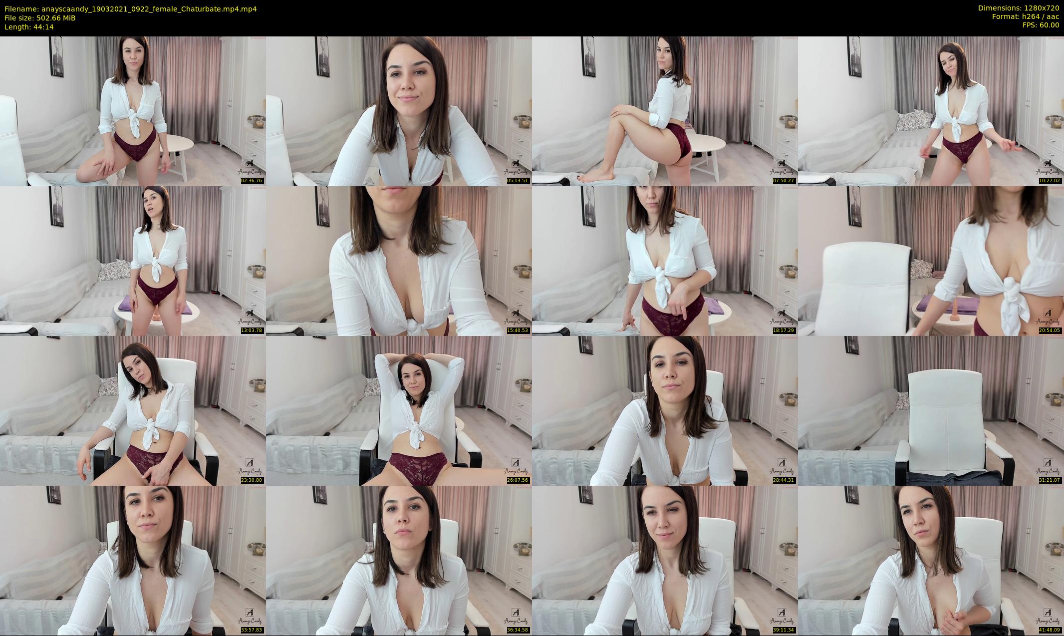 anayscaandy — 45 minute Chaturbate female cam show recording, 720p, Mar 19, 2021