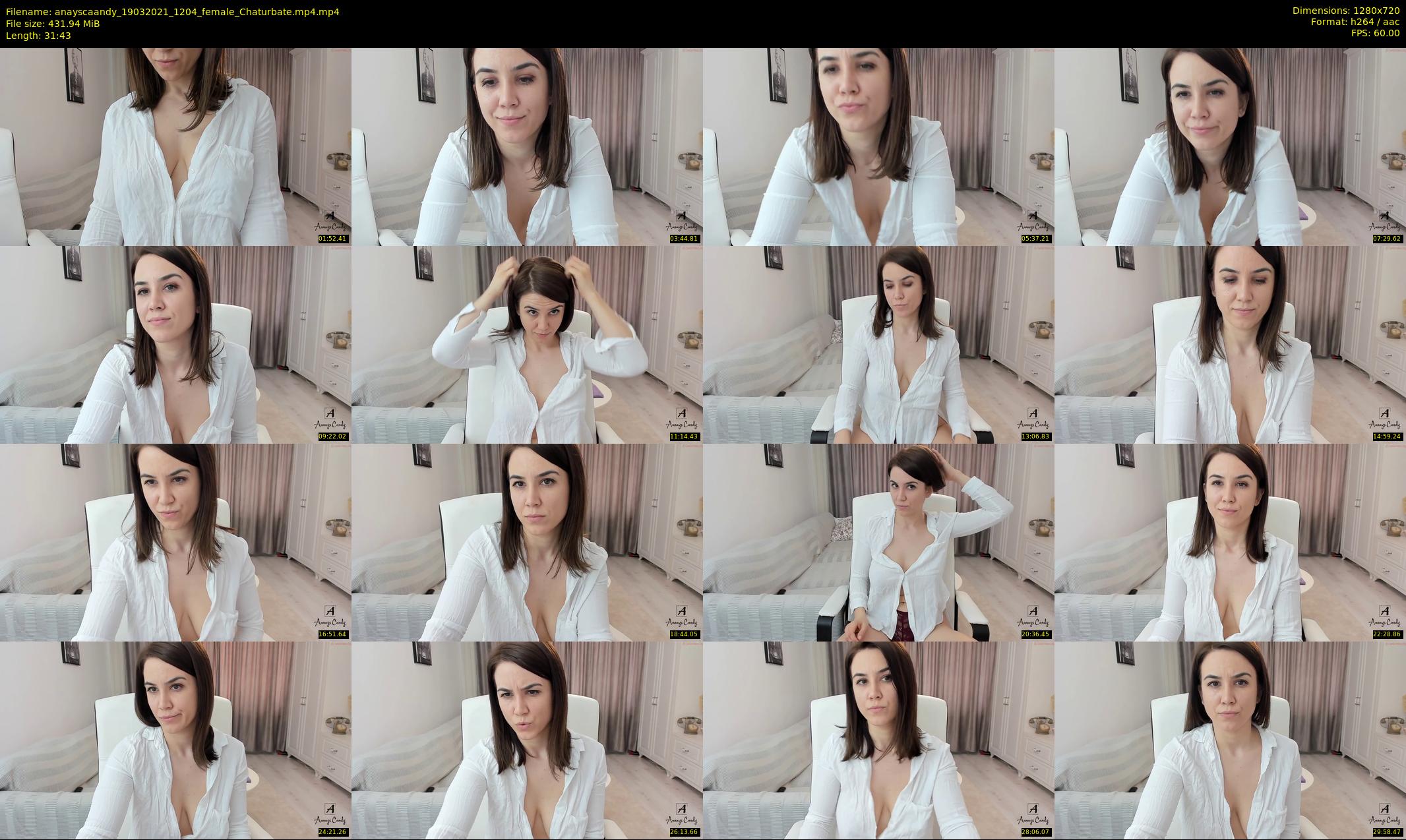 anayscaandy — 32 minute Chaturbate female cam show recording, 720p, Mar 19, 2021