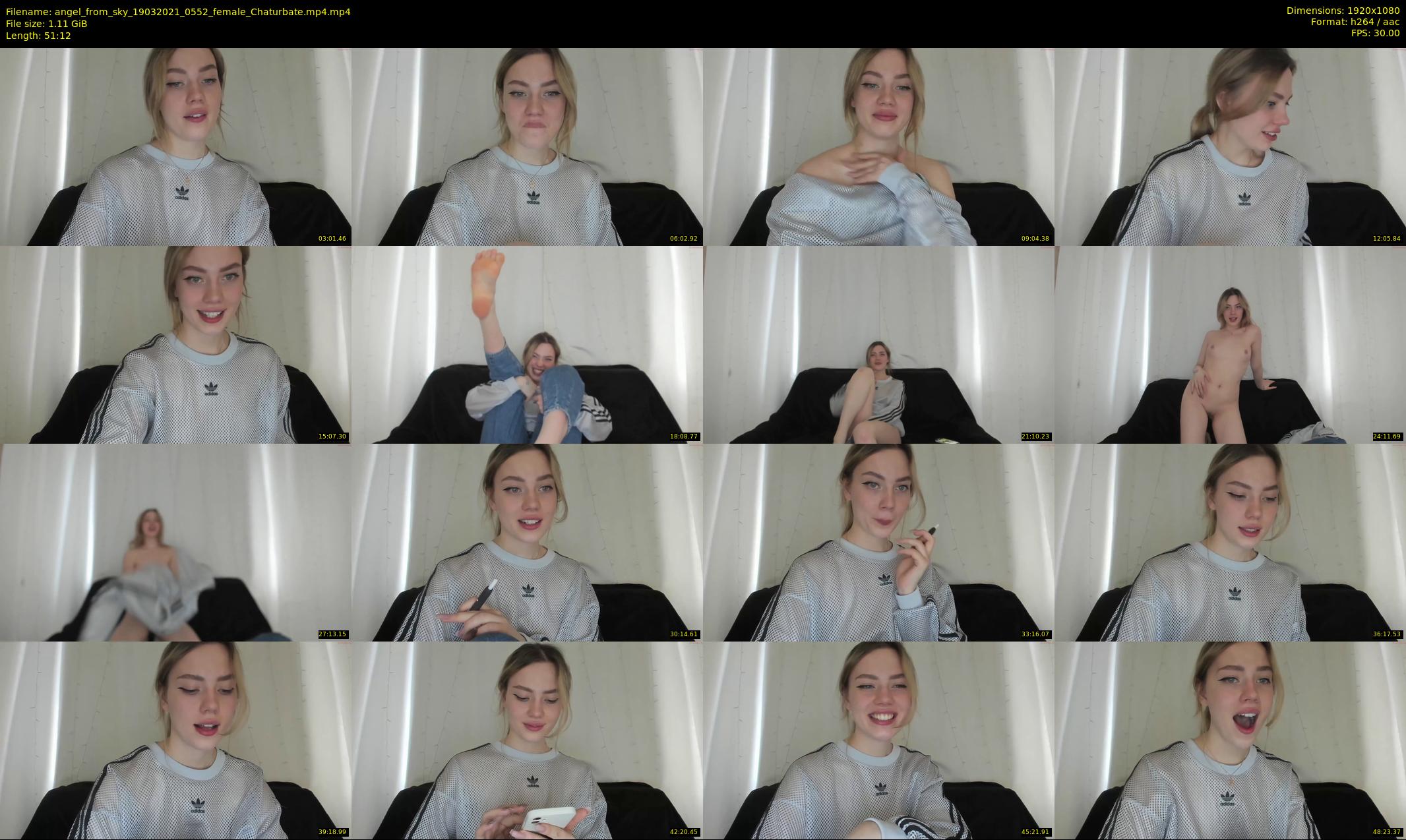 angel_from_sky — 52 minute Chaturbate female cam show recording, 1080p, Mar 19, 2021