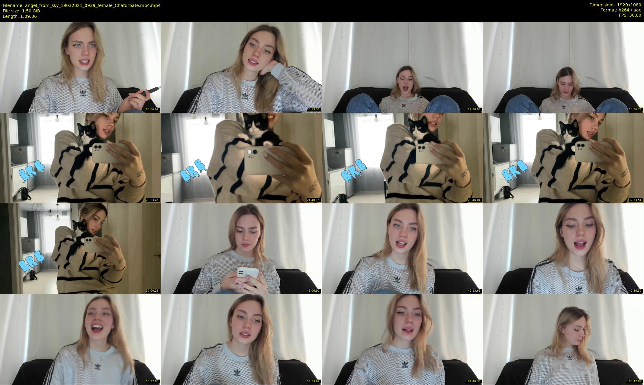 angel_from_sky — 70 minute Chaturbate female cam show recording, 1080p, Mar 19, 2021