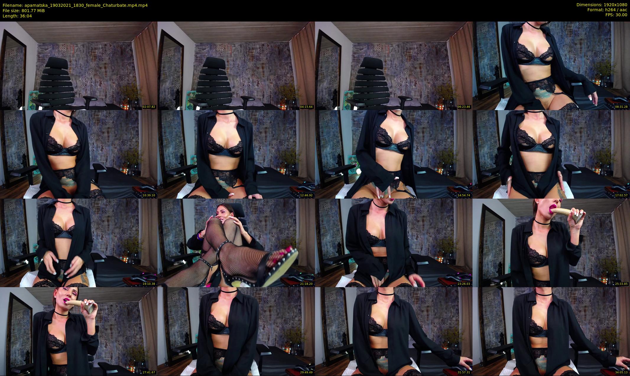 apamatska — 37 minute Chaturbate female cam show recording, 1080p, Mar 19, 2021