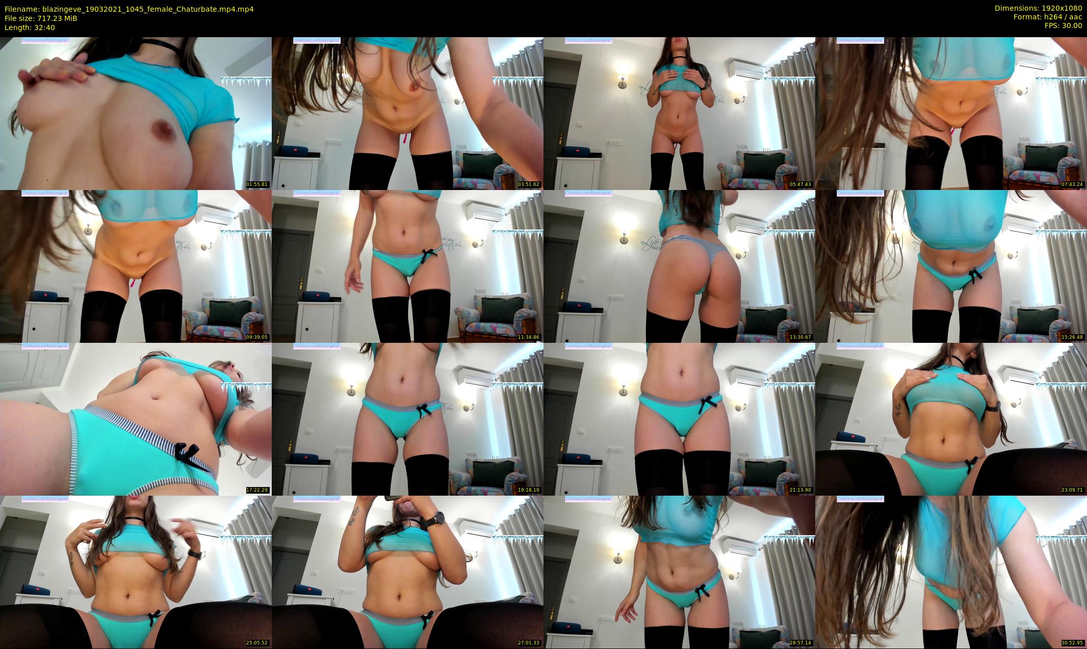 blazingeve — 33 minute Chaturbate female cam show recording, 1080p, Mar 19, 2021