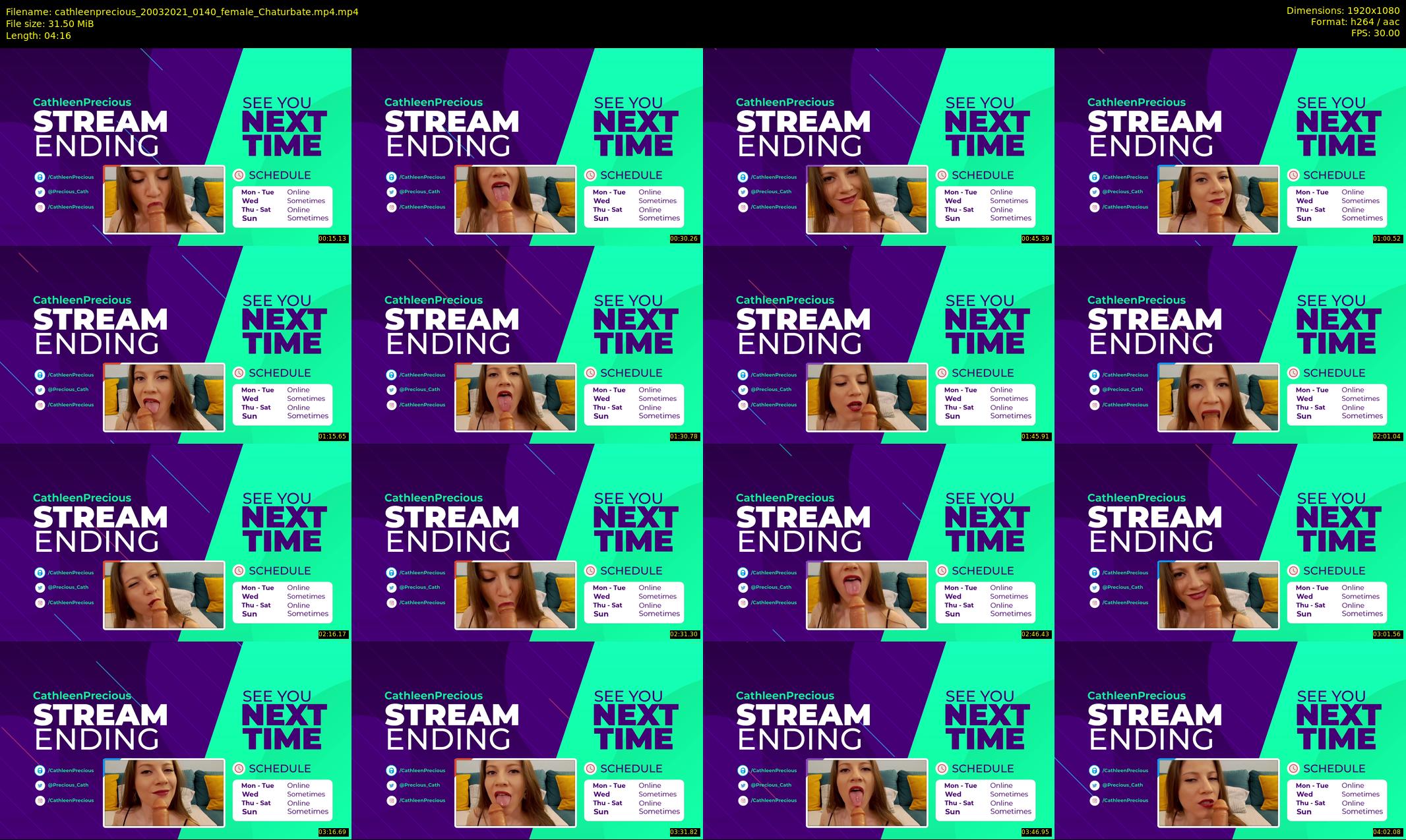cathleenprecious — 5 minute Chaturbate female cam show recording, 1080p, Mar 20, 2021