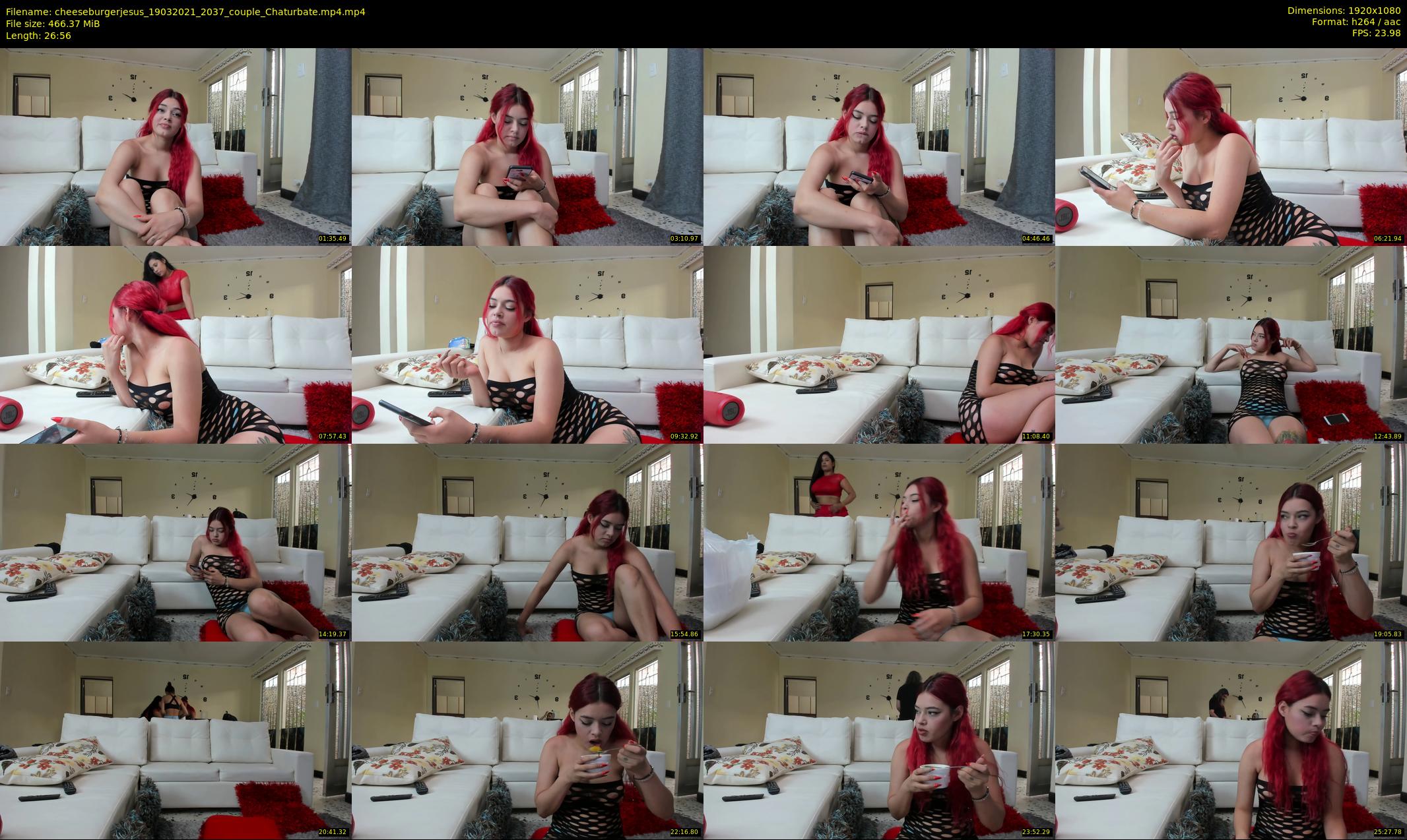 cheeseburgerjesus — 27 minute Chaturbate couple cam show recording, 1080p, Mar 19, 2021