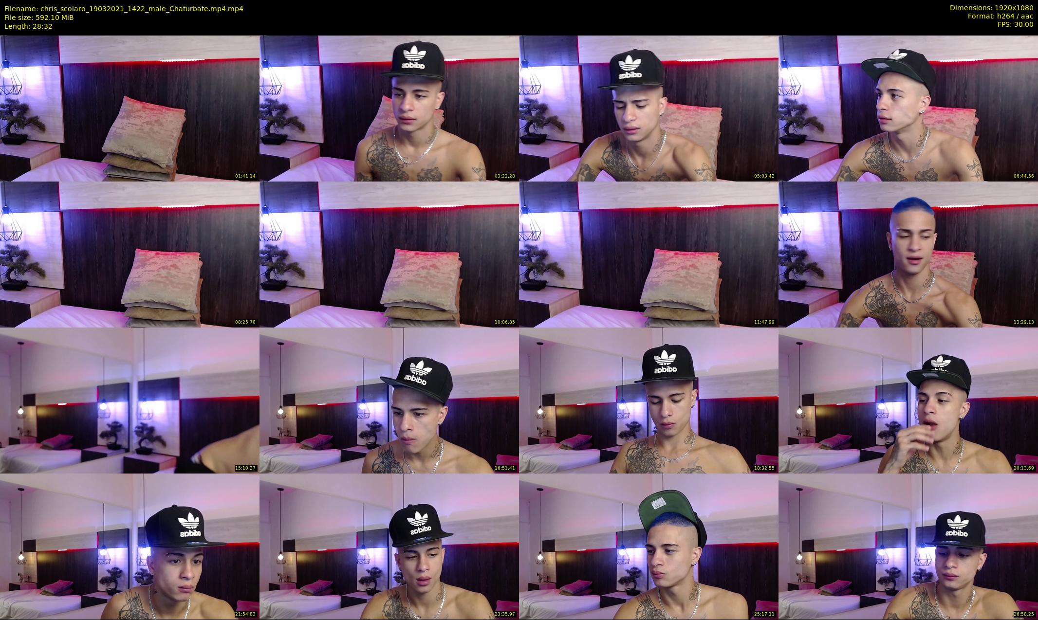 chris_scolaro — 29 minute Chaturbate male cam show recording, 1080p, Mar 19, 2021