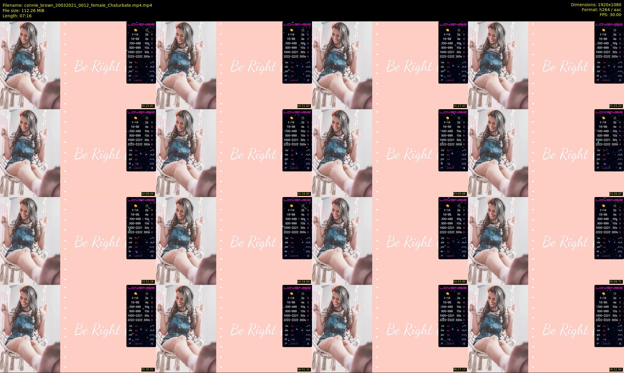 connie_brown — 8 minute Chaturbate female cam show recording, 1080p, Mar 20, 2021