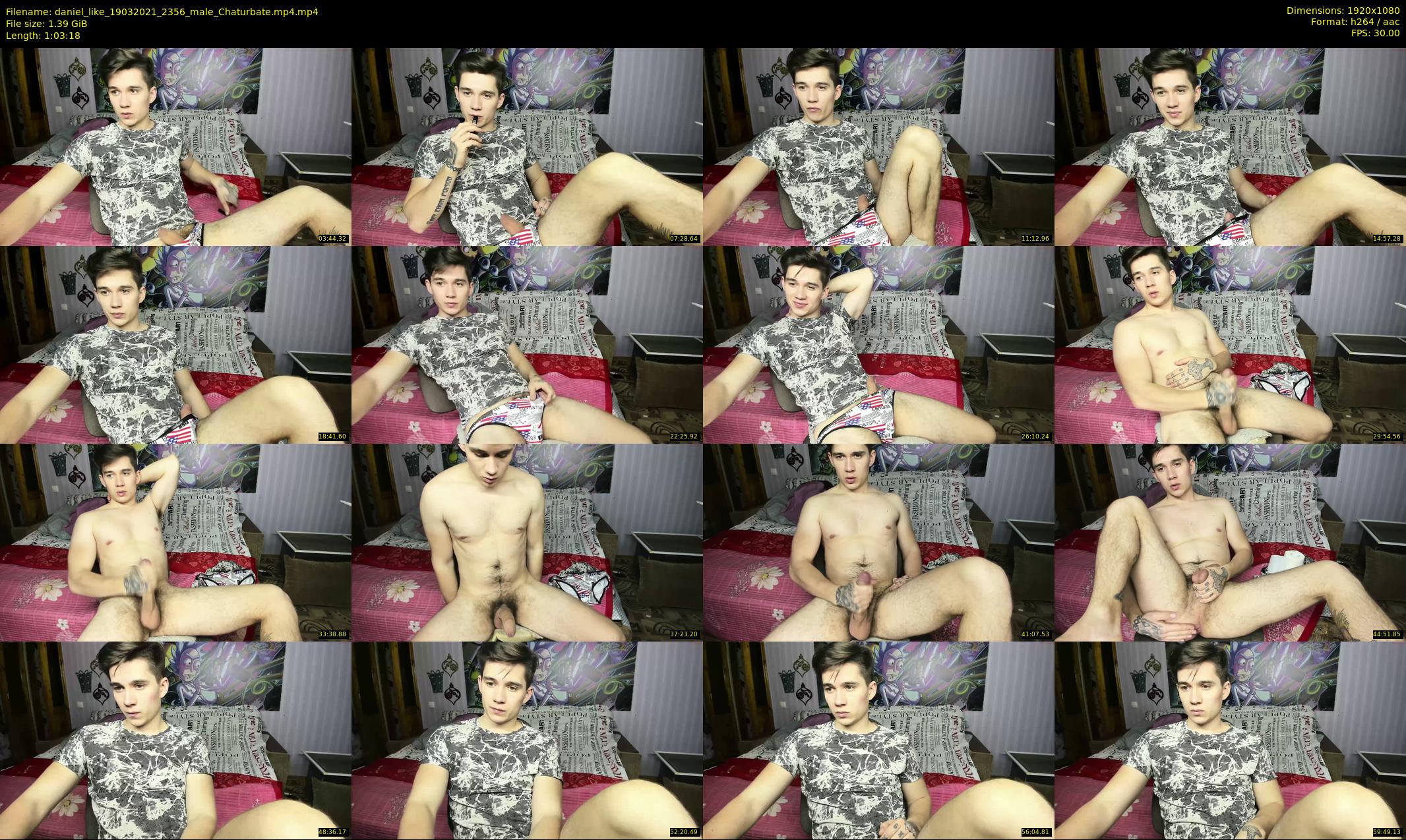 daniel_like — 64 minute Chaturbate male cam show recording, 1080p, Mar 19, 2021