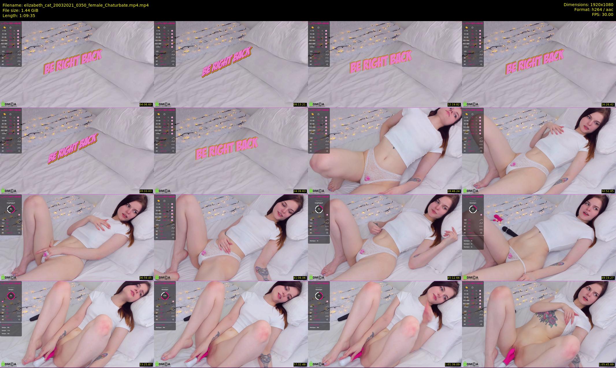 elizabeth_cat — 70 minute Chaturbate female cam show recording, 1080p, Mar 20, 2021