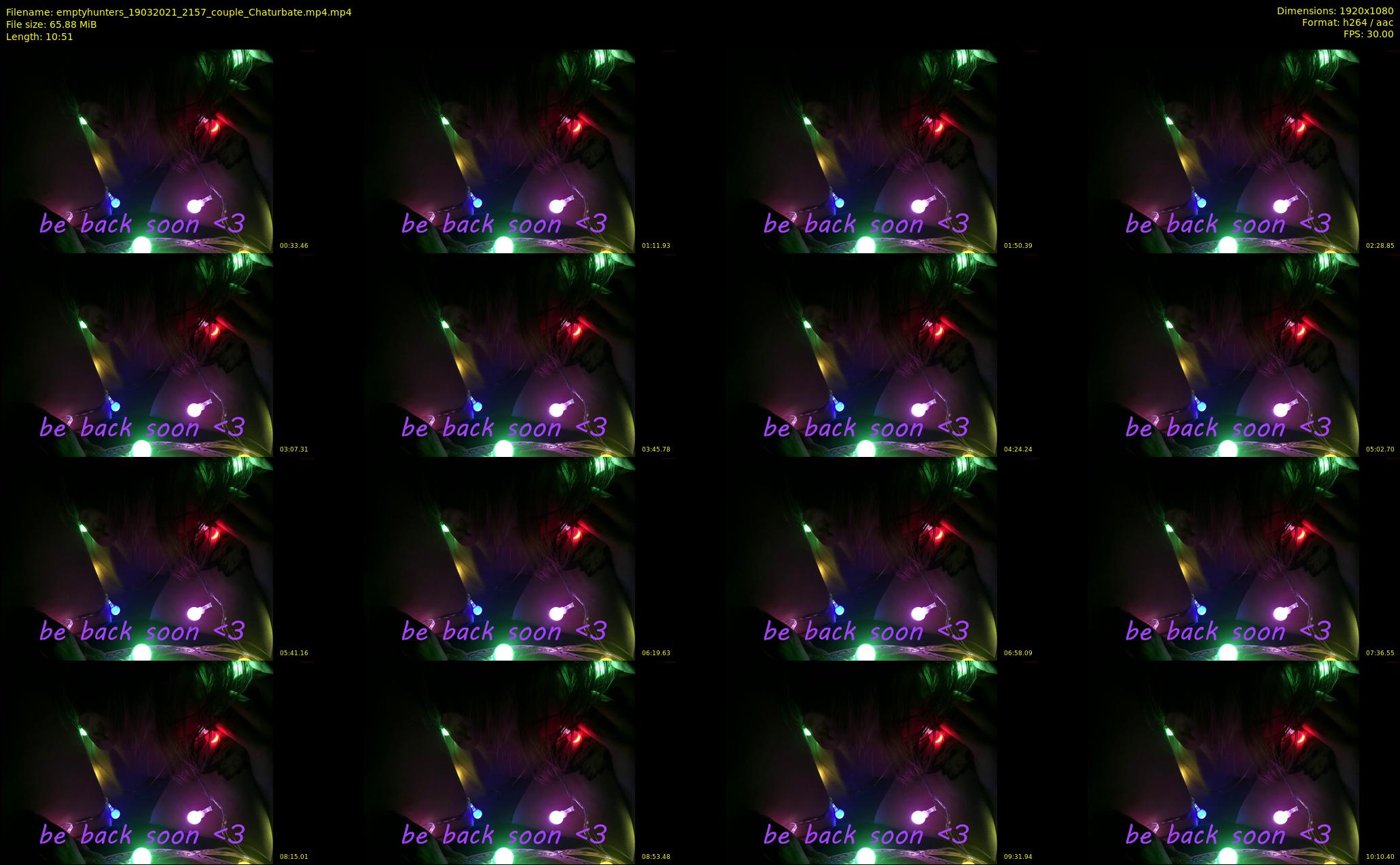 emptyhunters — 11 minute Chaturbate couple cam show recording, 1080p, Mar 19, 2021