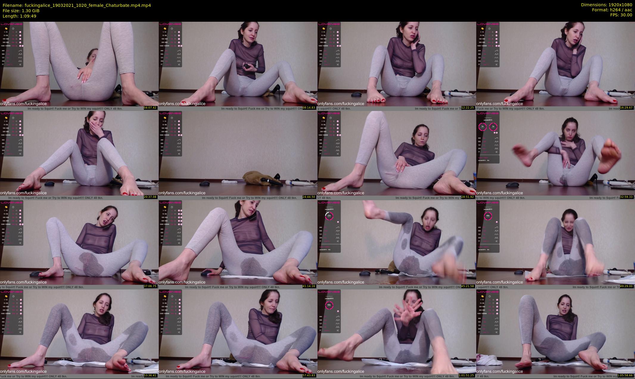 fuckingalice — 70 minute Chaturbate female cam show recording, 1080p, Mar 19, 2021