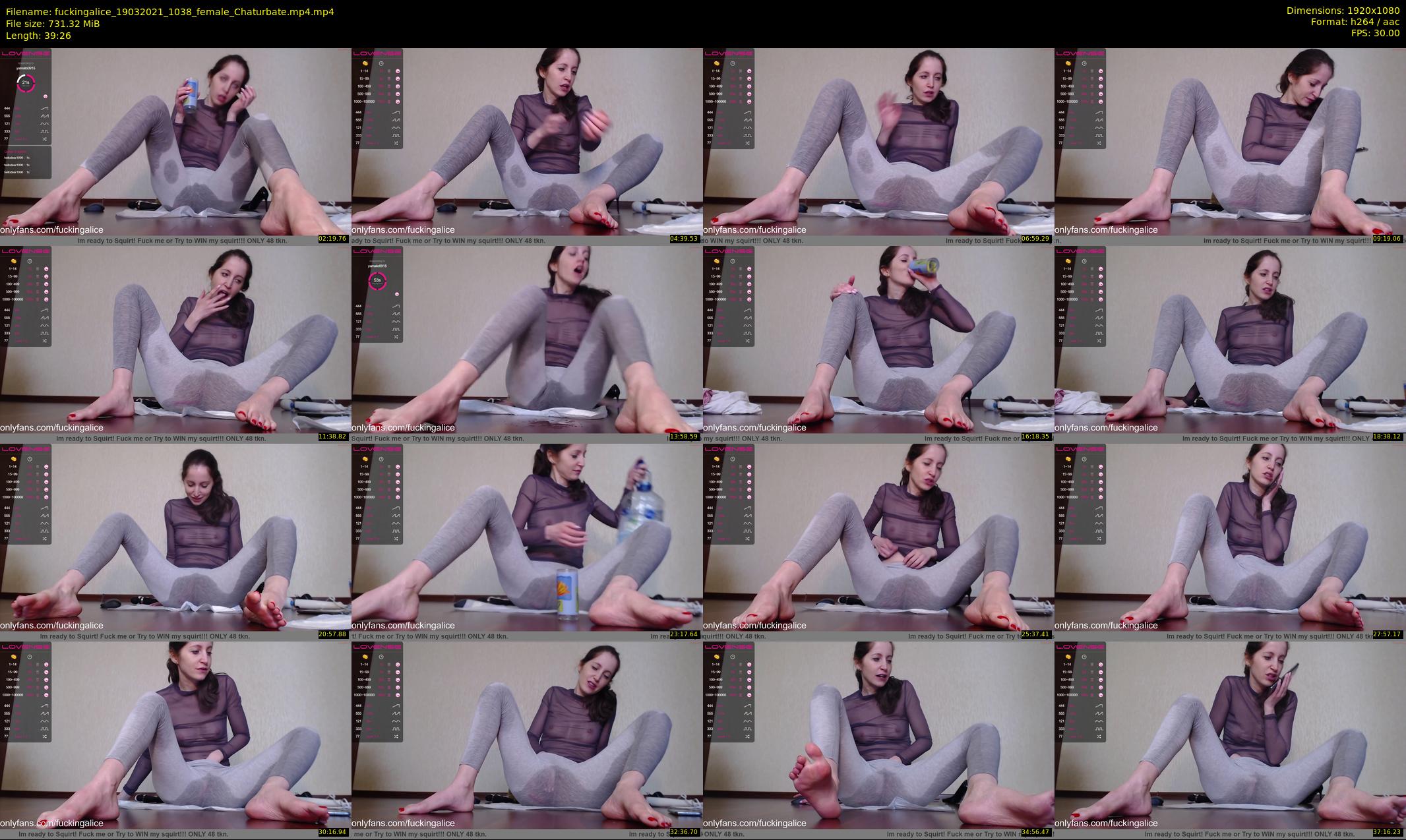 fuckingalice — 40 minute Chaturbate female cam show recording, 1080p, Mar 19, 2021