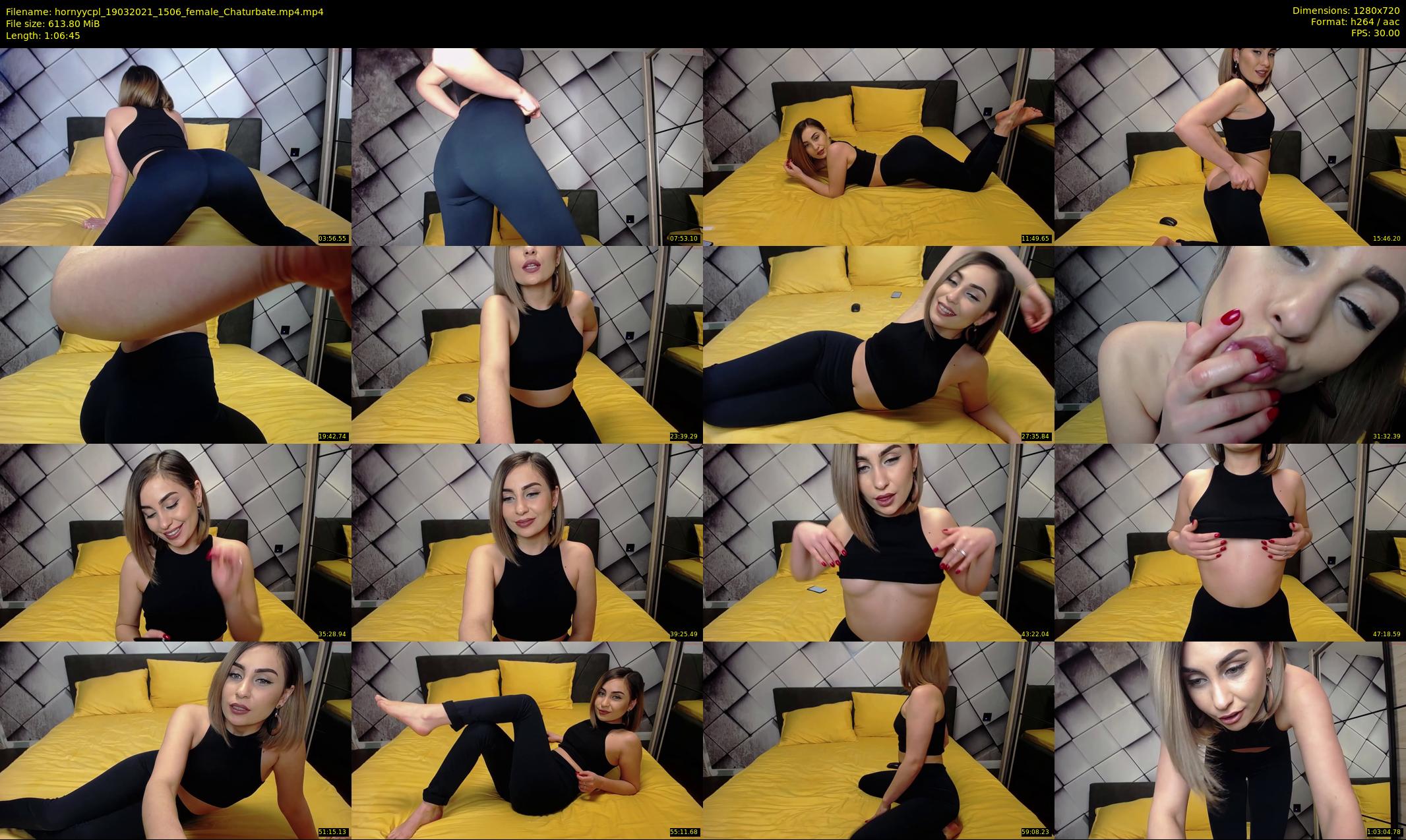 hornyycpl — 67 minute Chaturbate couple cam show recording, 720p, Mar 19, 2021