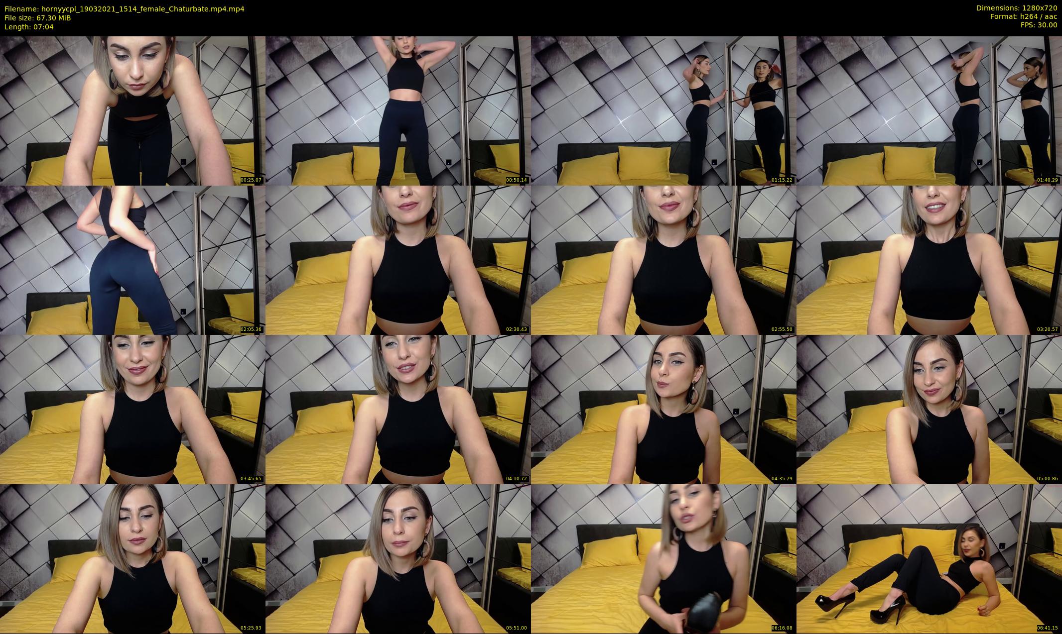 hornyycpl — 8 minute Chaturbate couple cam show recording, 720p, Mar 19, 2021