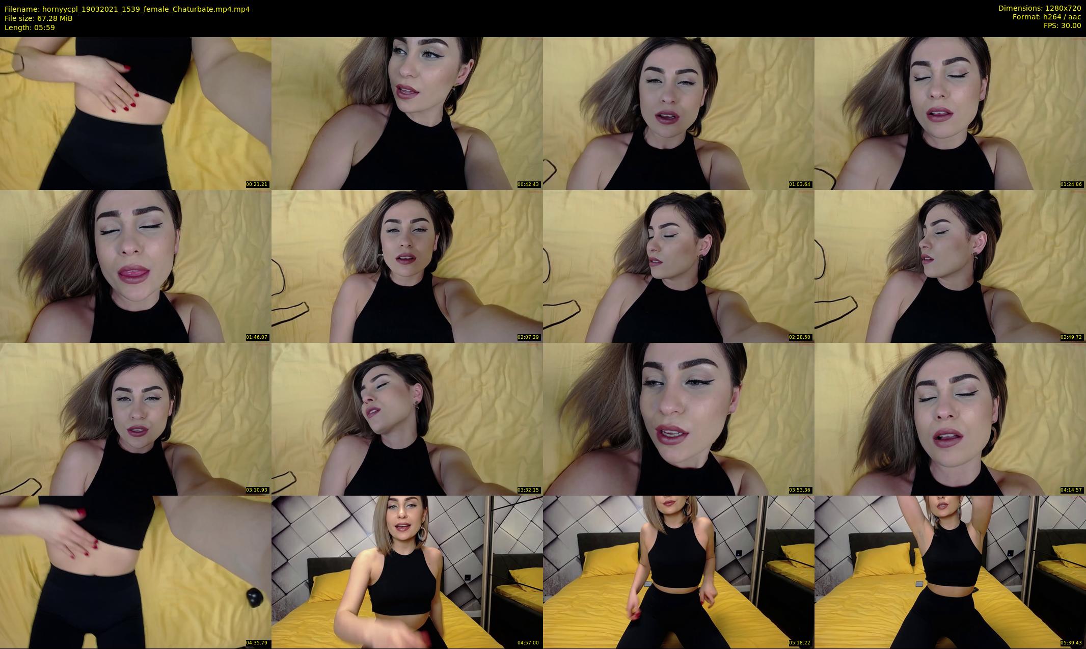 hornyycpl — 6 minute Chaturbate couple cam show recording, 720p, Mar 19, 2021