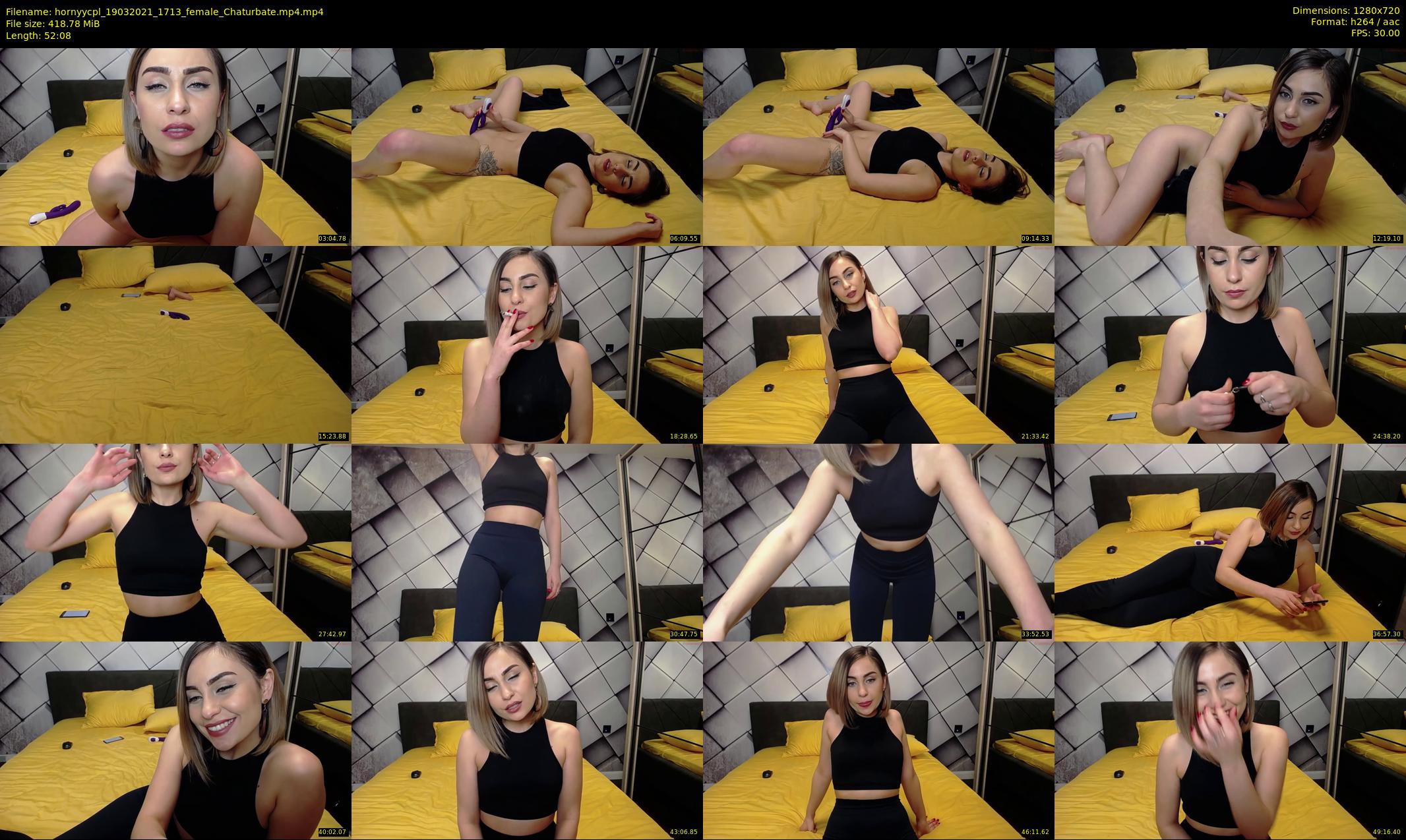 hornyycpl — 53 minute Chaturbate couple cam show recording, 720p, Mar 19, 2021