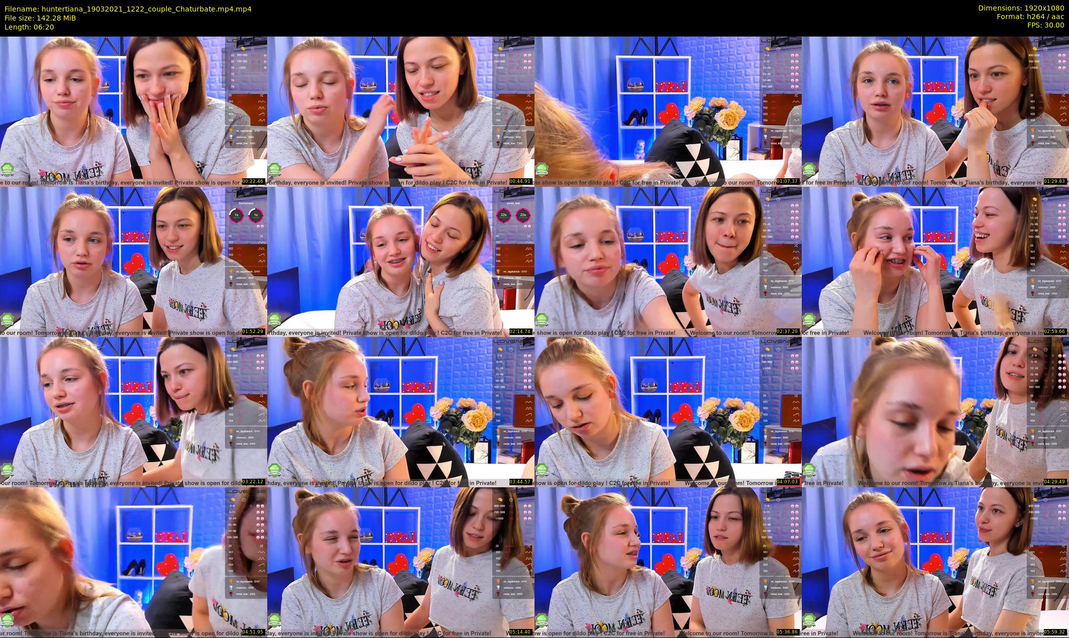 huntertiana — 7 minute Chaturbate female cam show recording, 1080p, Mar 19, 2021