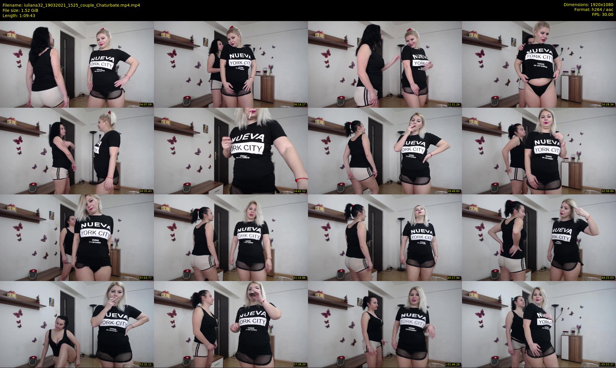 iuliana32 — 70 minute Chaturbate couple cam show recording, 1080p, Mar 19, 2021