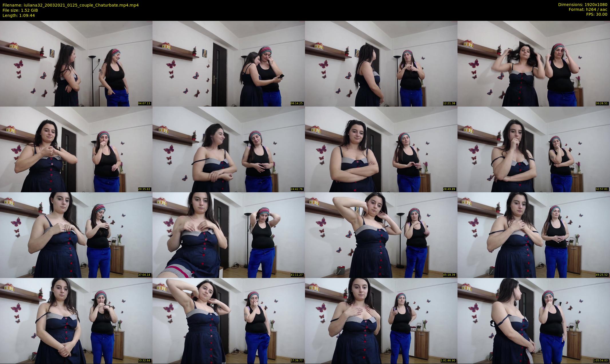 iuliana32 — 70 minute Chaturbate couple cam show recording, 1080p, Mar 20, 2021