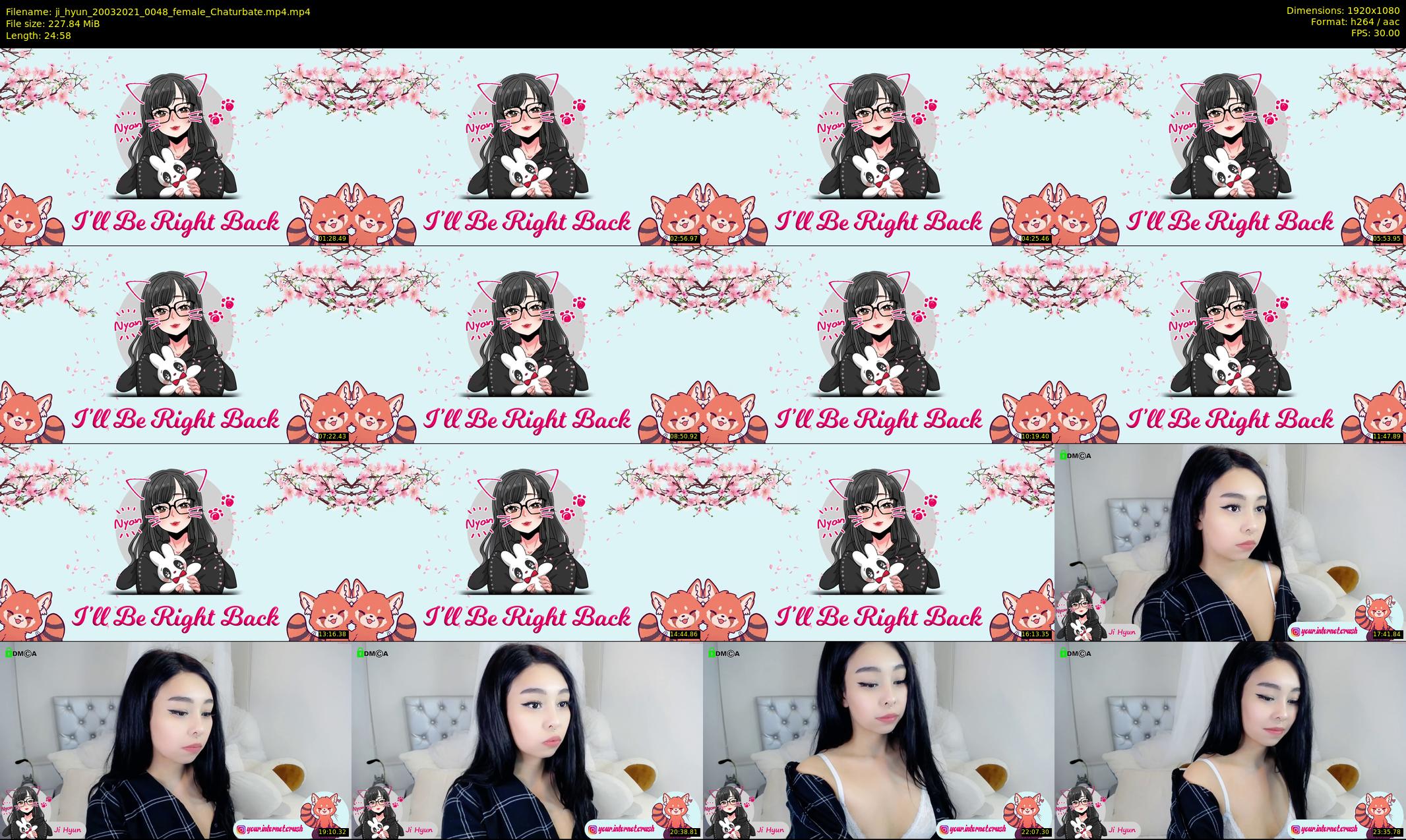 ji_hyun — 25 minute Chaturbate female cam show recording, 1080p, Mar 20, 2021