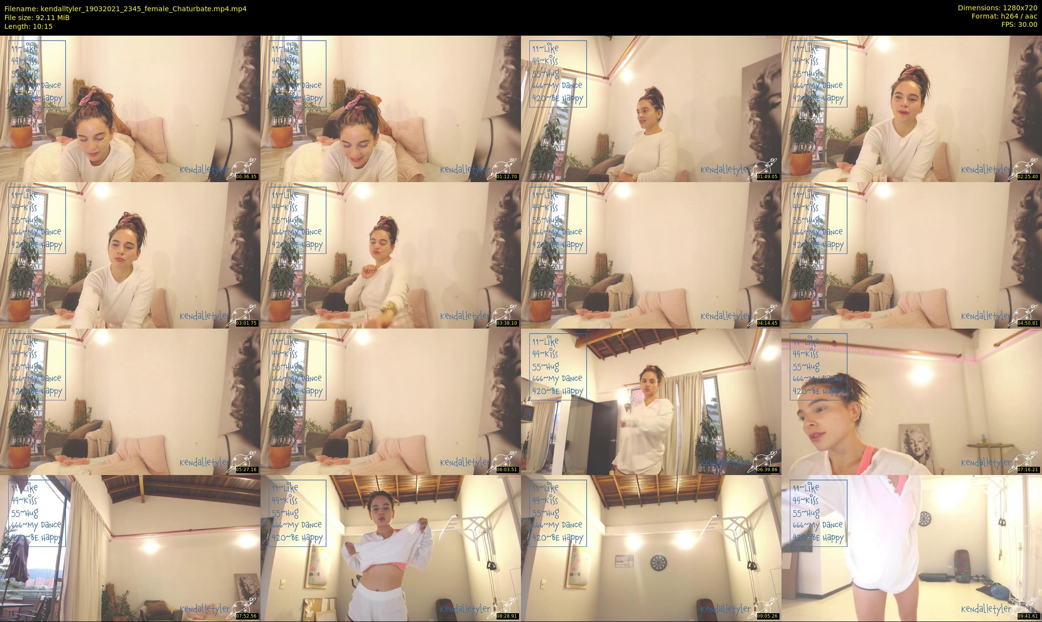 kendalltyler — 11 minute Chaturbate female cam show recording, 720p, Mar 19, 2021