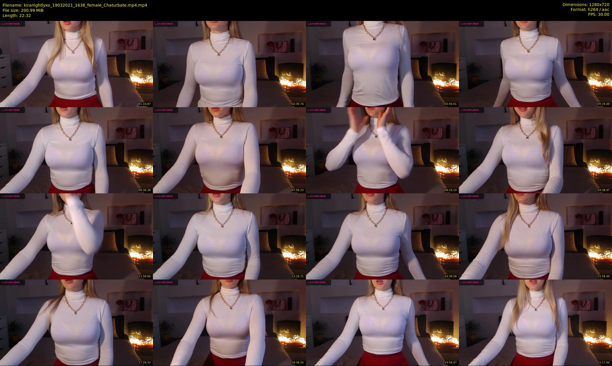 kiranightlyxo — 23 minute Chaturbate female cam show recording, 720p, Mar 19, 2021