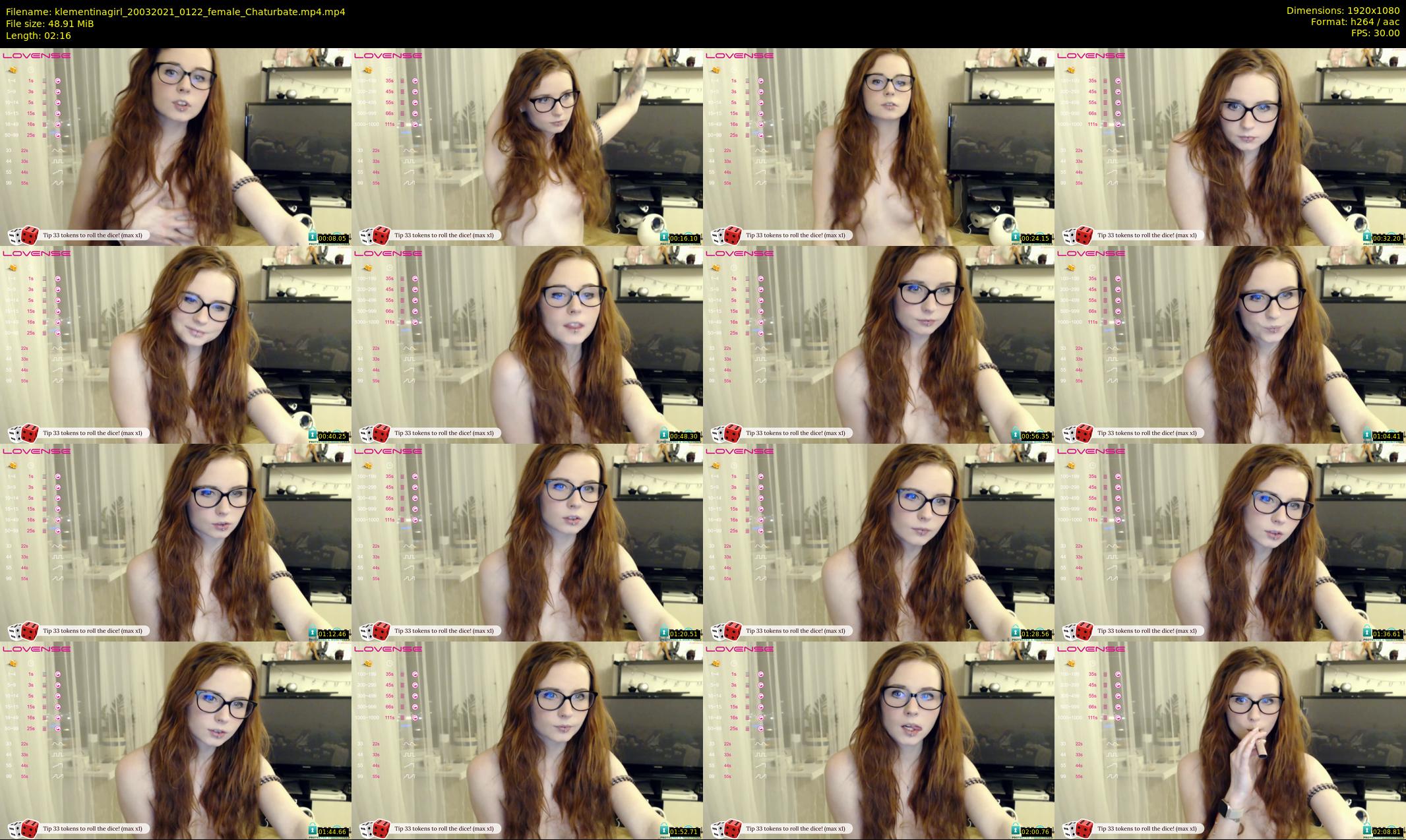 klementinagirl — 3 minute Chaturbate female cam show recording, 1080p, Mar 20, 2021