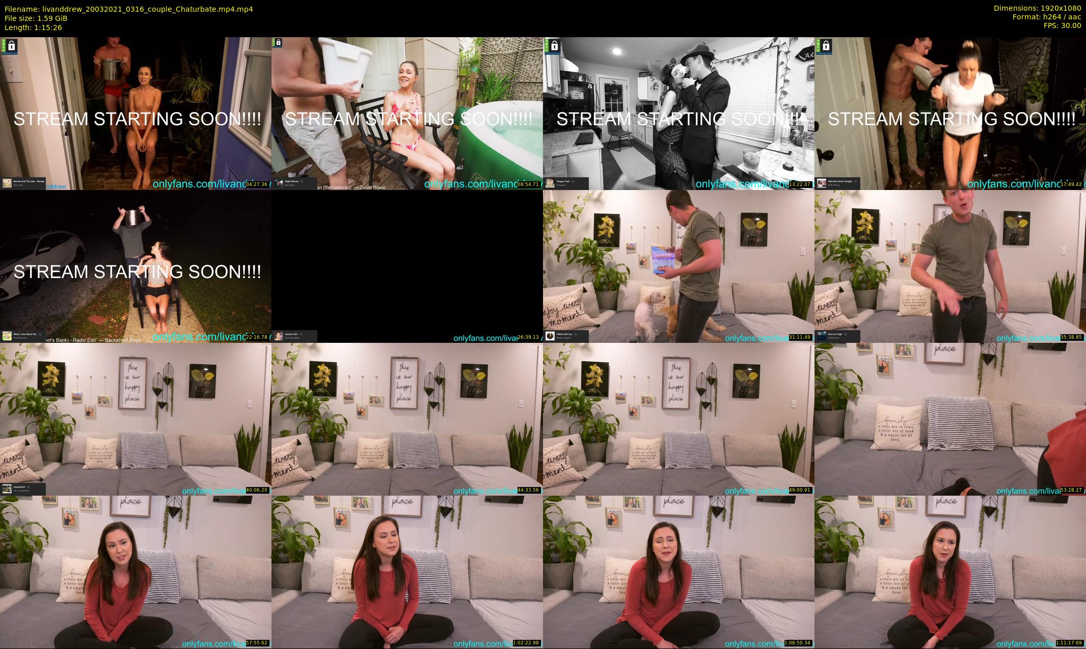 livanddrew — 76 minute Chaturbate couple cam show recording, 1080p, Mar 20, 2021