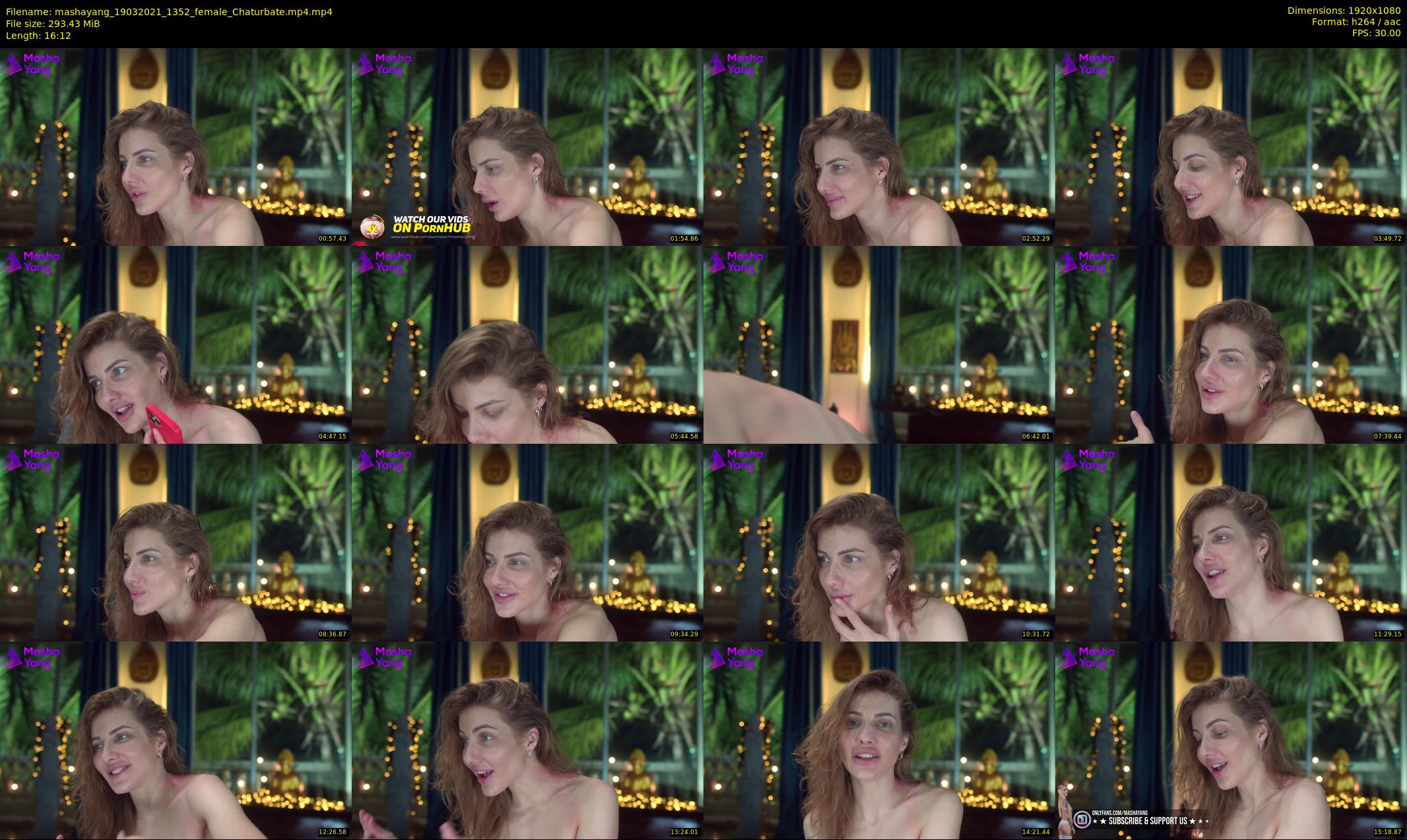 mashayang — 17 minute Chaturbate female cam show recording, 1080p, Mar 19, 2021