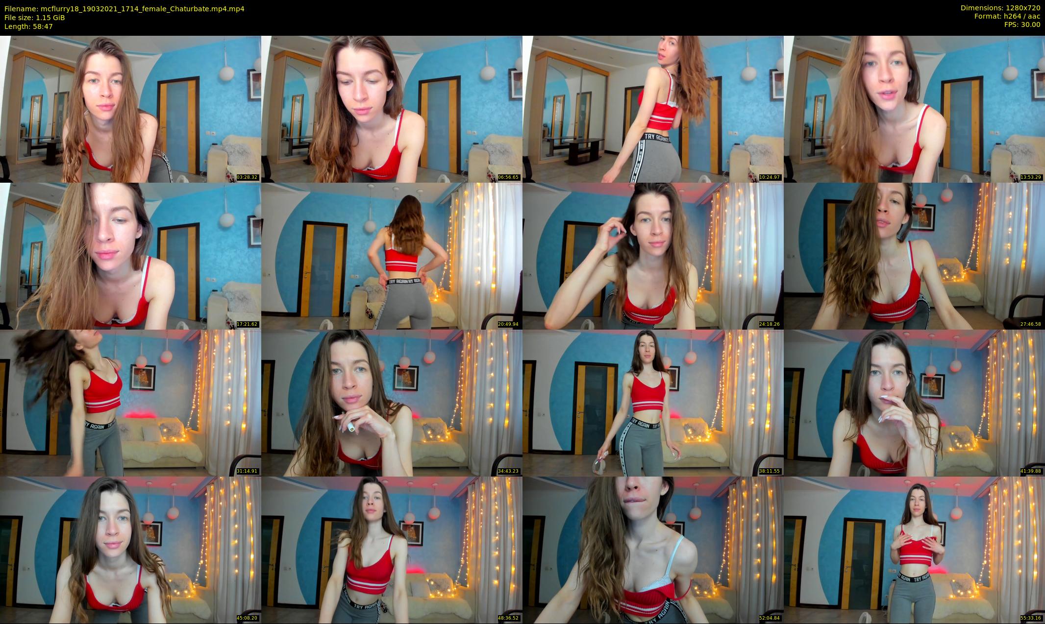 mcflurry18 — 59 minute Chaturbate female cam show recording, 720p, Mar 19, 2021
