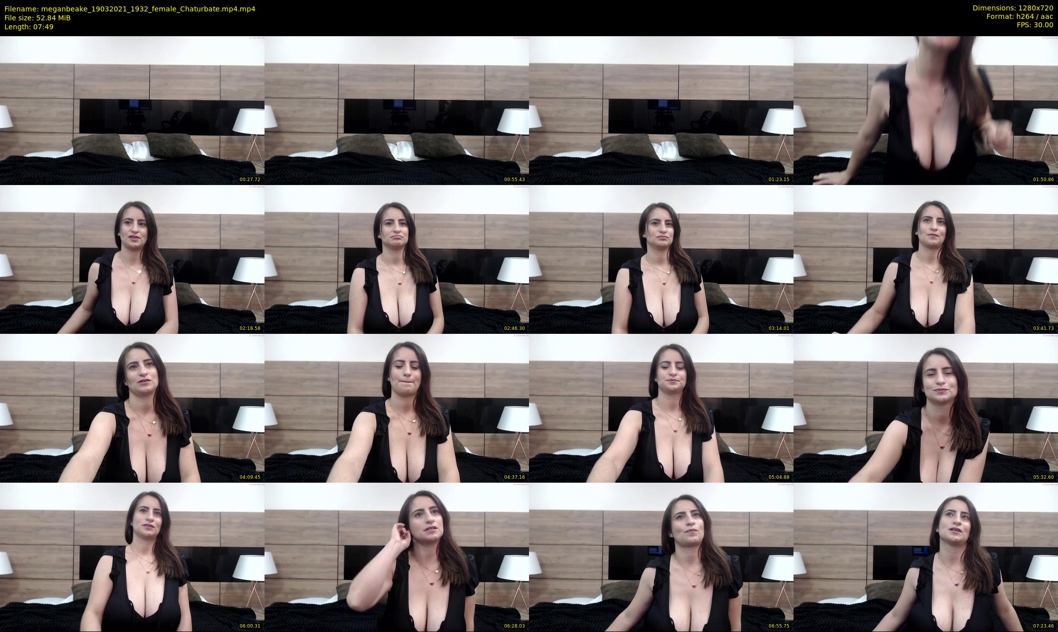 meganbeake — 8 minute Chaturbate female cam show recording, 720p, Mar 19, 2021