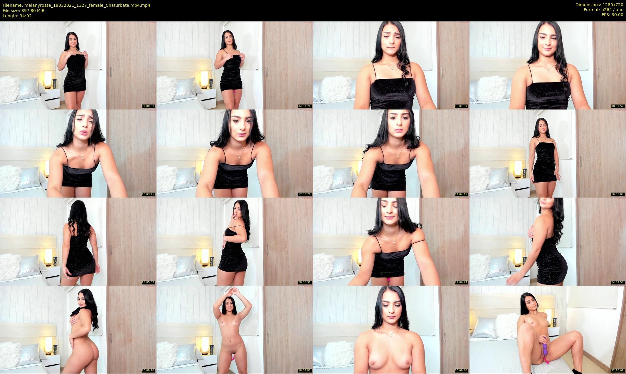 melanyrosse — 35 minute Chaturbate female cam show recording, 720p, Mar 19, 2021
