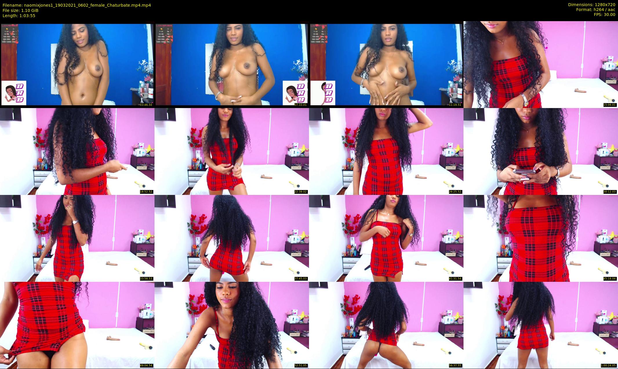 naomixjones1 — 64 minute Chaturbate female cam show recording, 720p, Mar 19, 2021