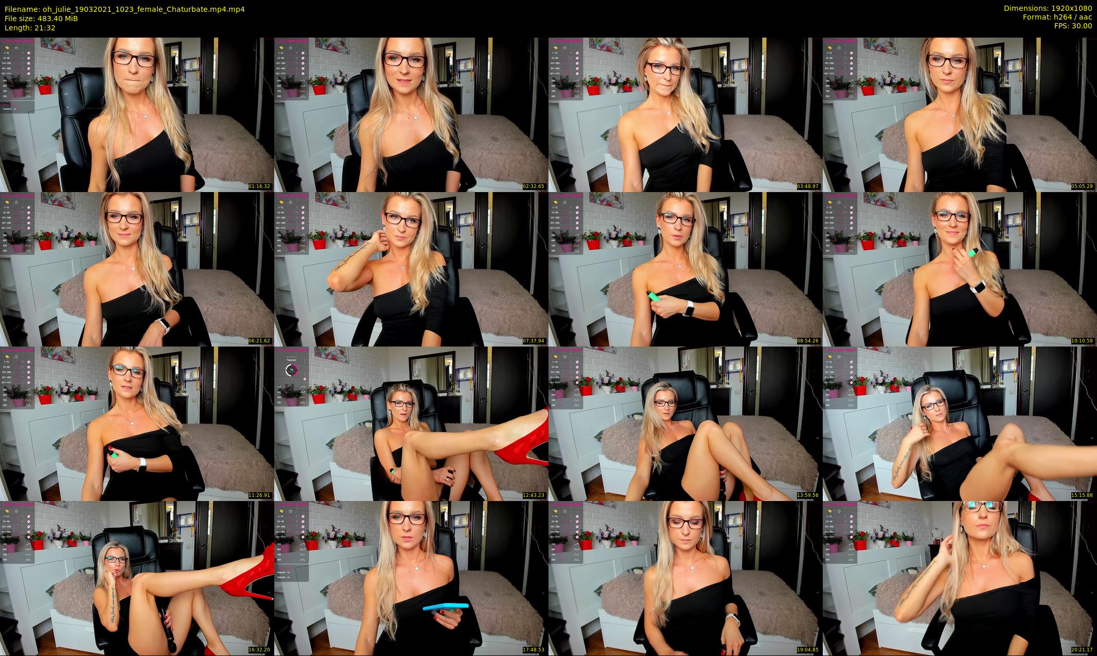 oh_julie — 22 minute Chaturbate female cam show recording, 1080p, Mar 19, 2021
