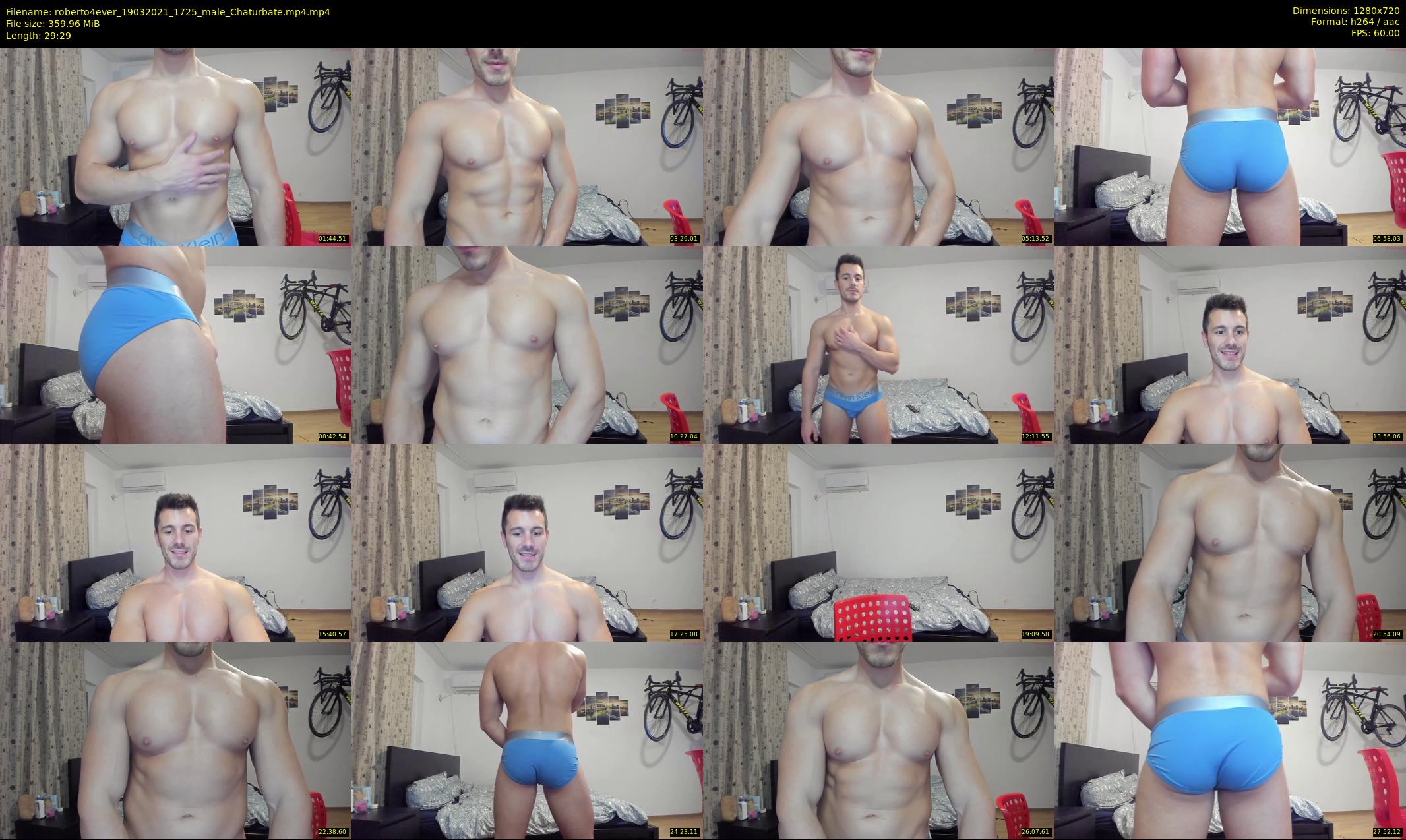 roberto4ever — 30 minute Chaturbate male cam show recording, 720p, Mar 19, 2021