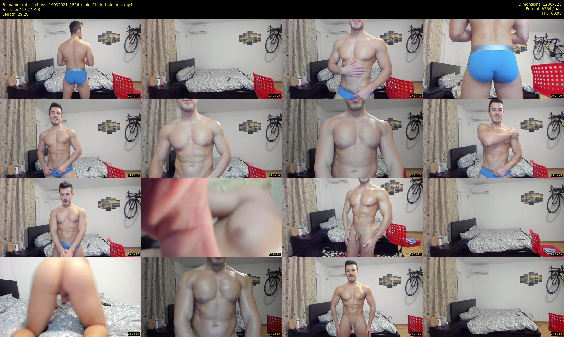 roberto4ever — 30 minute Chaturbate male cam show recording, 720p, Mar 19, 2021
