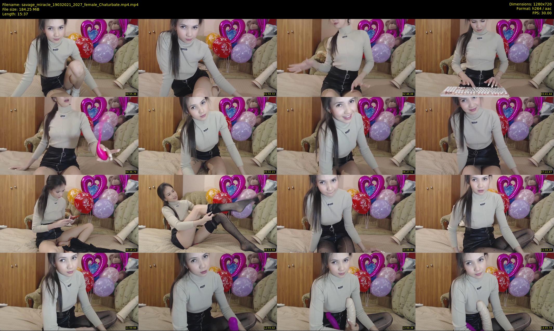 savage_miracle — 16 minute Chaturbate female cam show recording, 720p, Mar 19, 2021