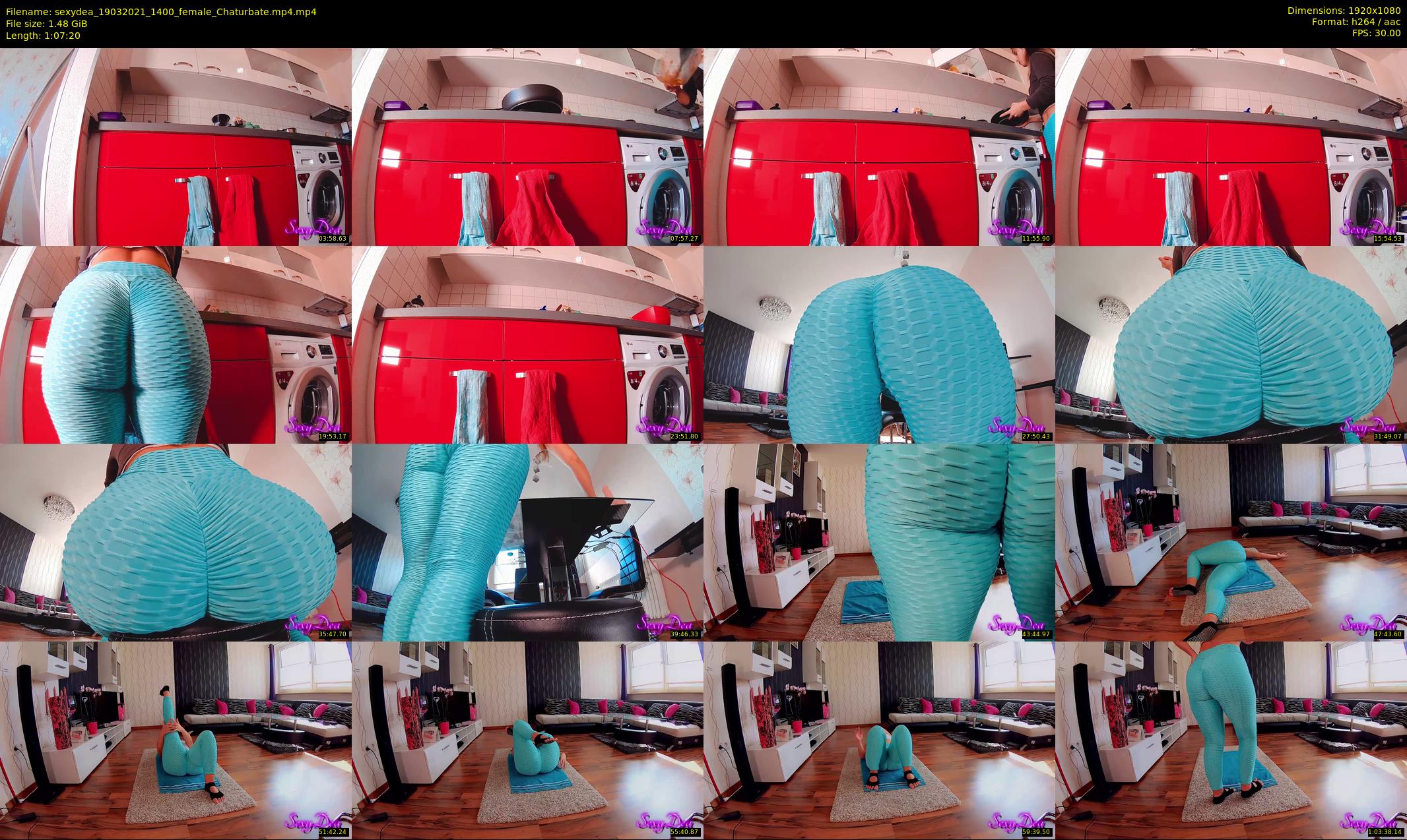 sexydea — 68 minute Chaturbate female cam show recording, 1080p, Mar 19, 2021
