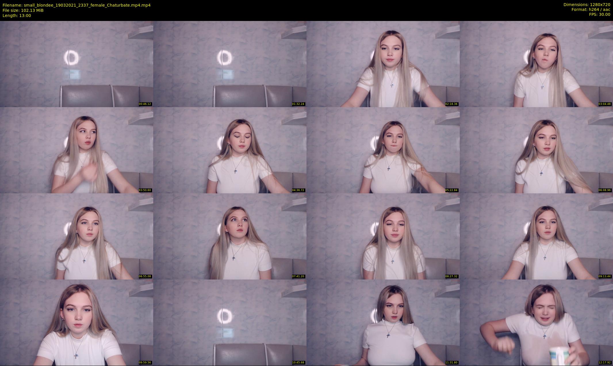 small_blondee — 13 minute Chaturbate female cam show recording, 720p, Mar 19, 2021