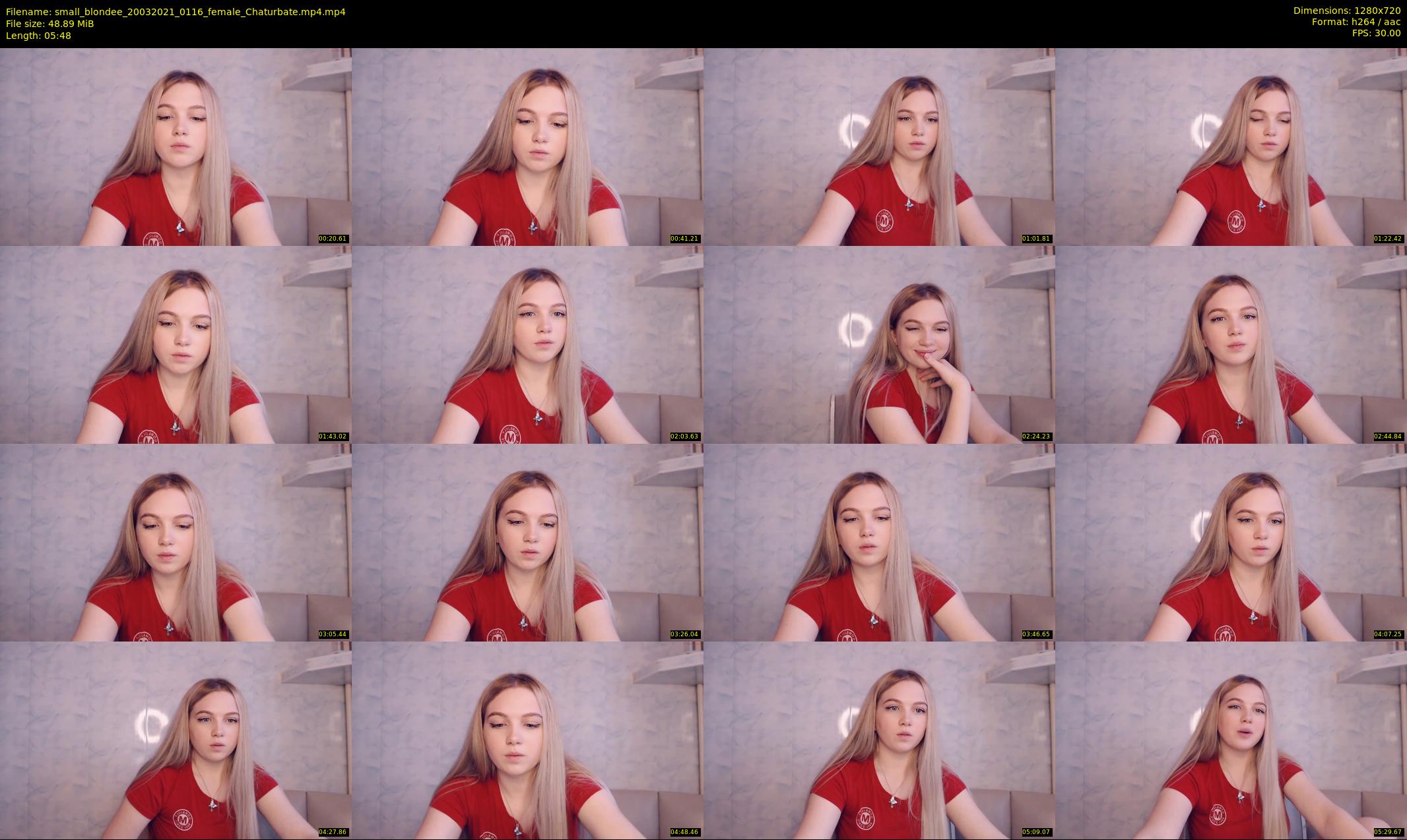 small_blondee — 6 minute Chaturbate female cam show recording, 720p, Mar 20, 2021