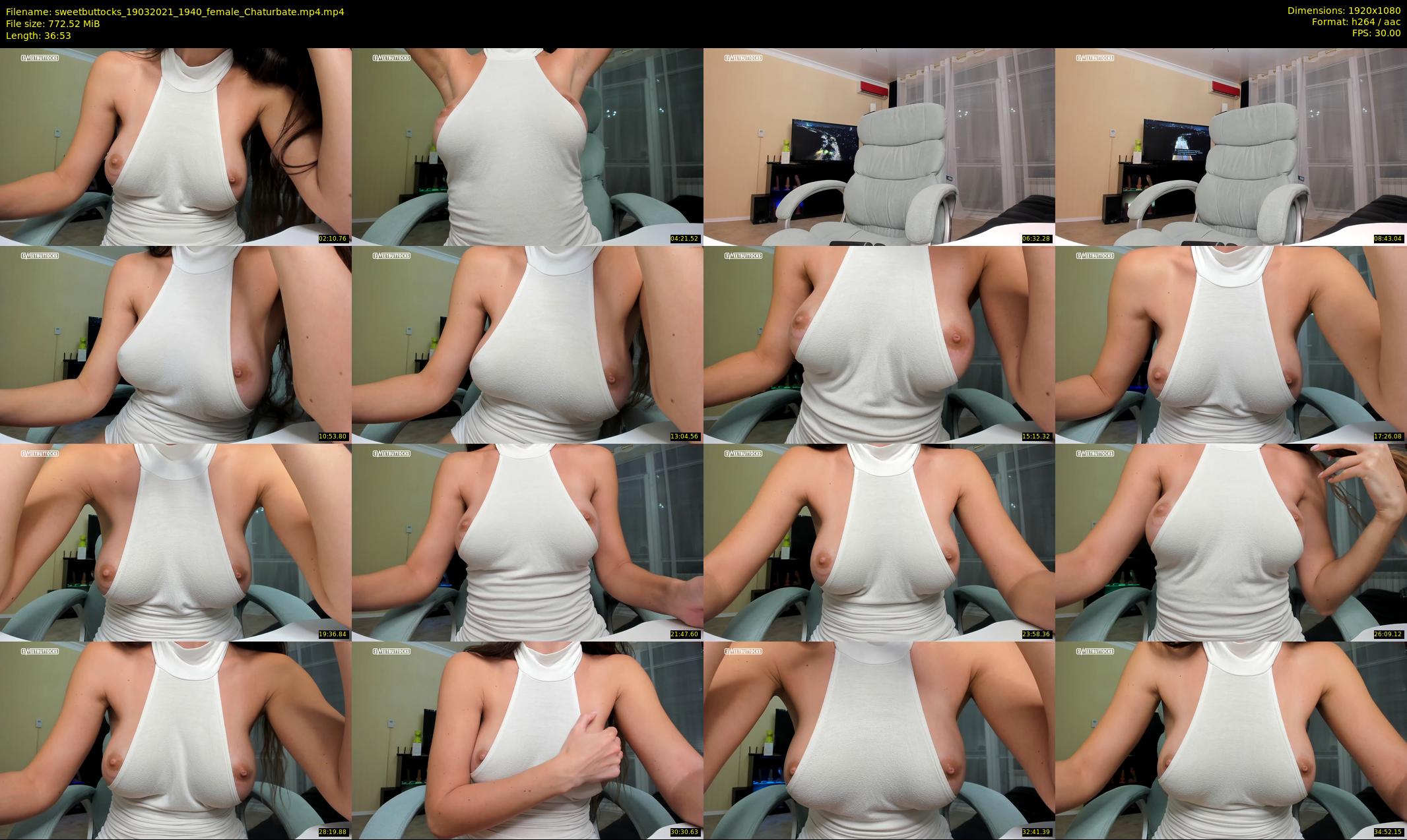 sweetbuttocks — 37 minute Chaturbate female cam show recording, 1080p, Mar 19, 2021